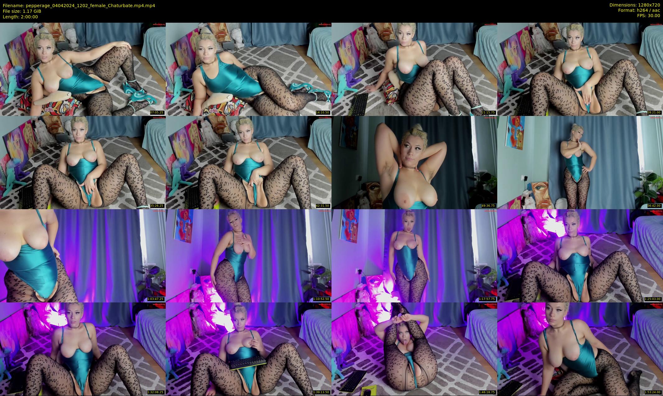 pepperage — 120 minute Chaturbate female cam show recording, 720p, Apr 4, 2024