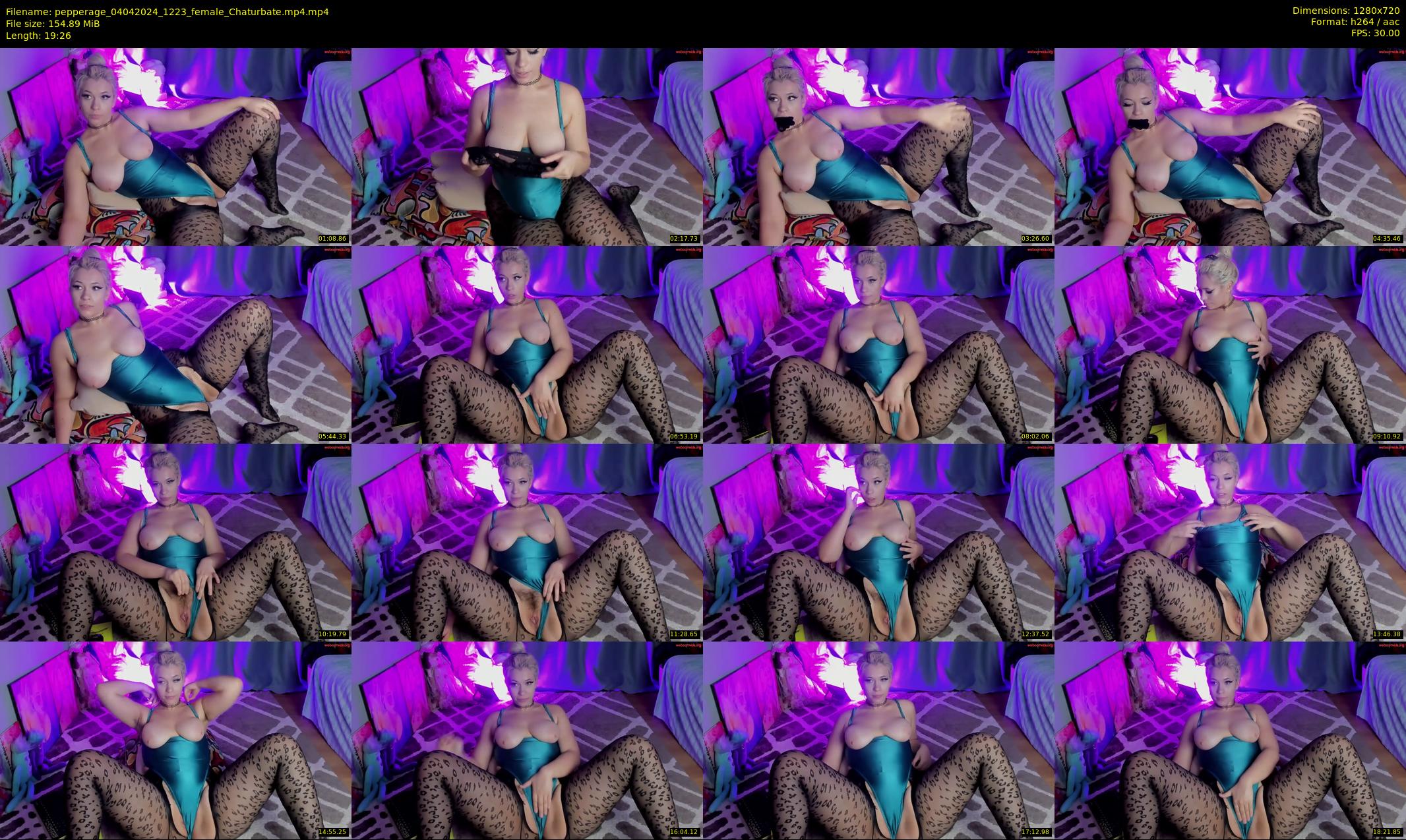 pepperage — 20 minute Chaturbate female cam show recording, 720p, Apr 4, 2024