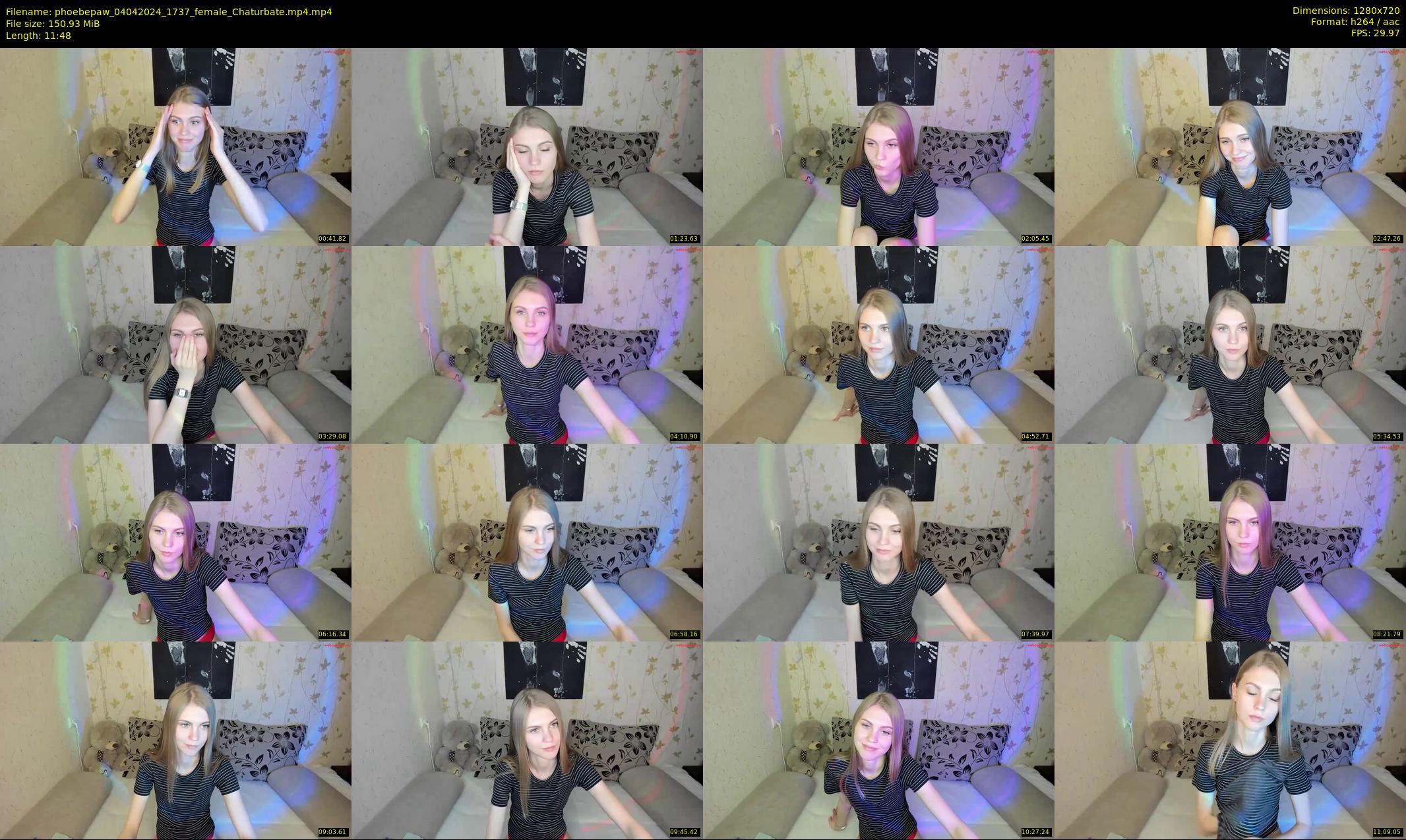 phoebepaw — 12 minute Chaturbate female cam show recording, 720p, Apr 4, 2024