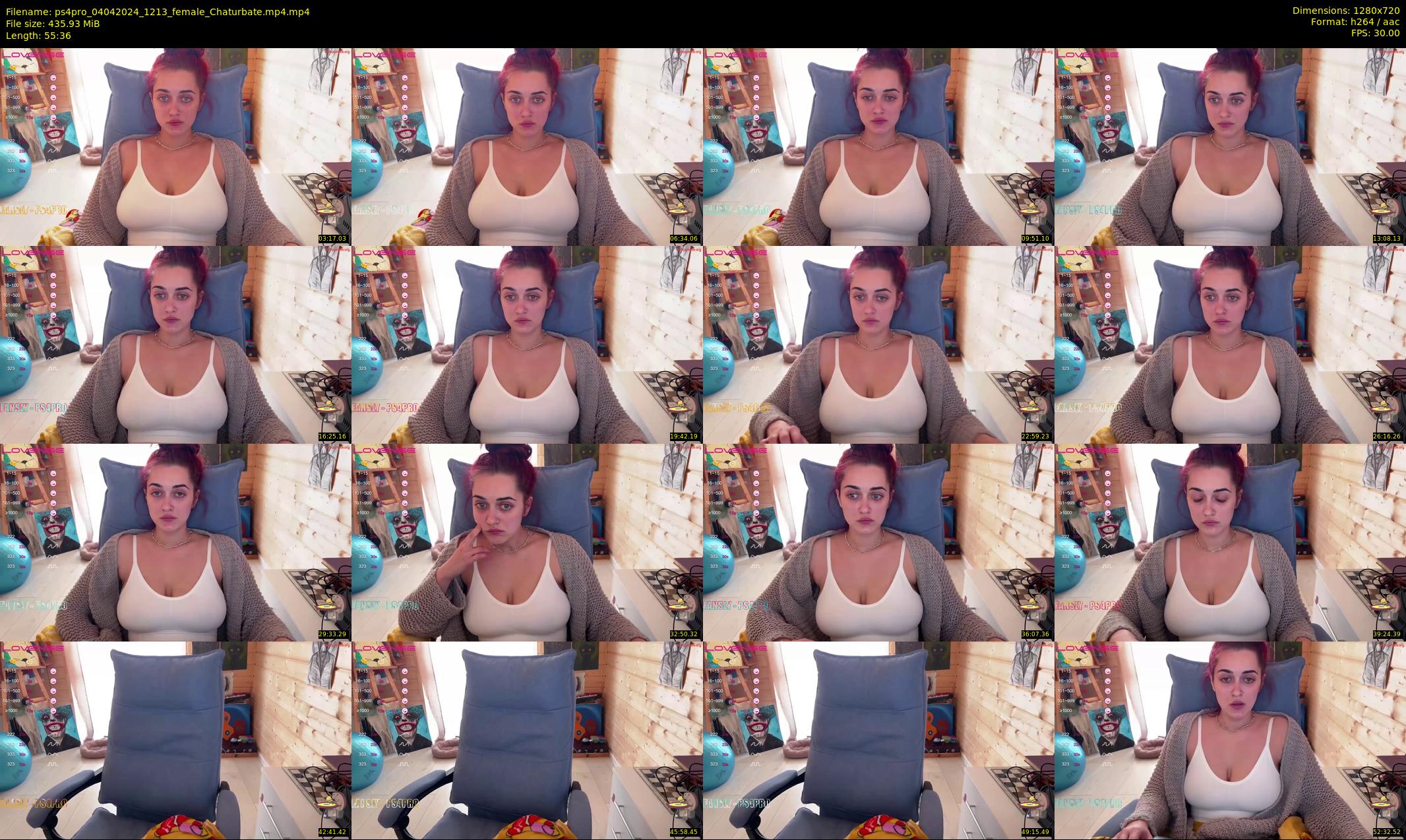 ps4pro — 56 minute Chaturbate female cam show recording, 720p, Apr 4, 2024