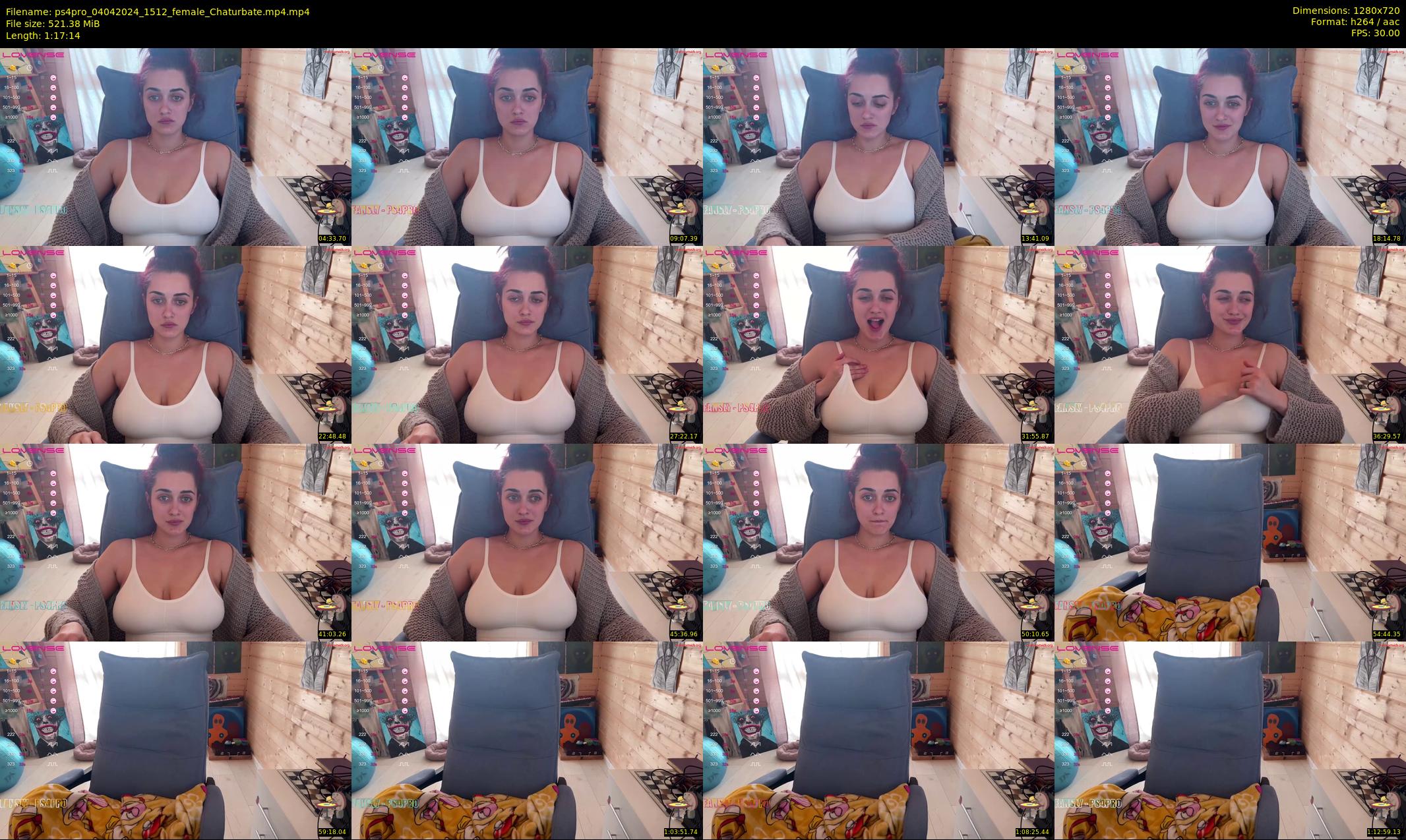 ps4pro — 78 minute Chaturbate female cam show recording, 720p, Apr 4, 2024