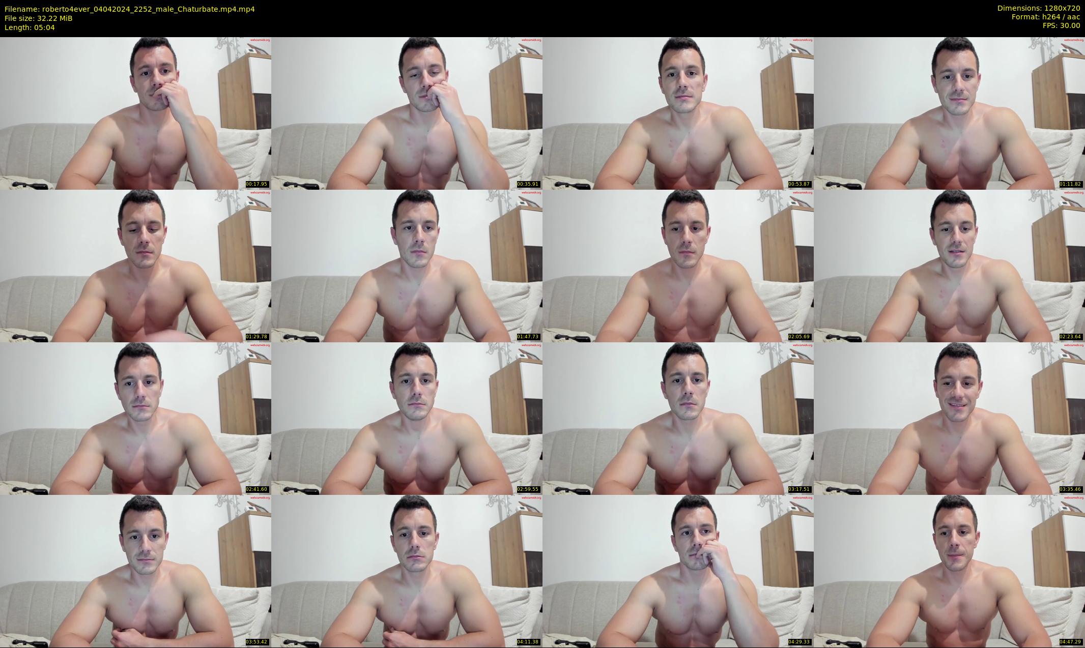 roberto4ever — 6 minute Chaturbate male cam show recording, 720p, Apr 4, 2024