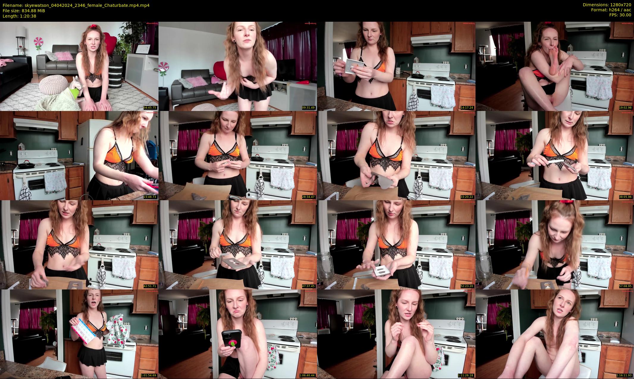 skyewatson — 81 minute Chaturbate female cam show recording, 720p, Apr 4, 2024