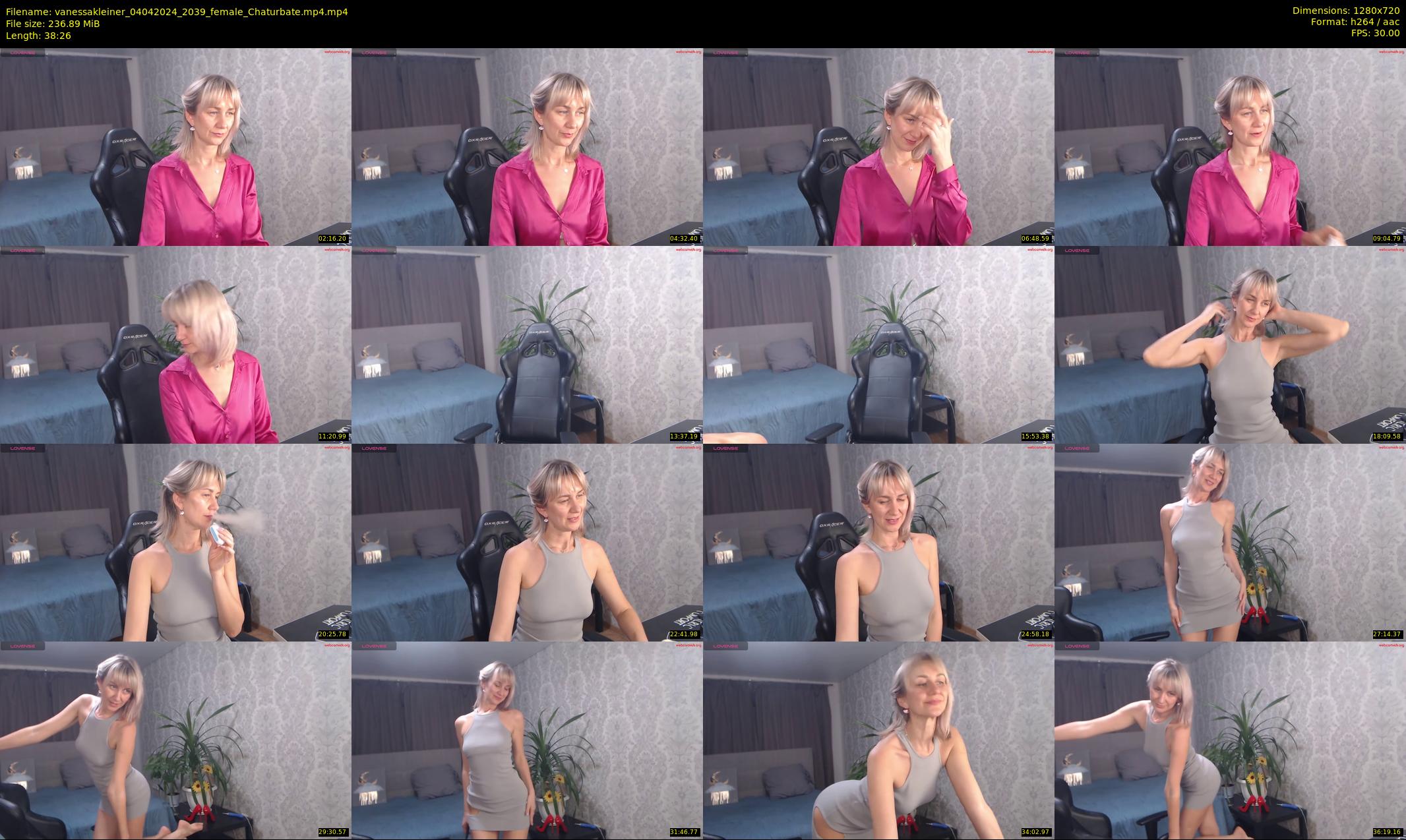 vanessakleiner — 39 minute Chaturbate female cam show recording, 720p, Apr 4, 2024