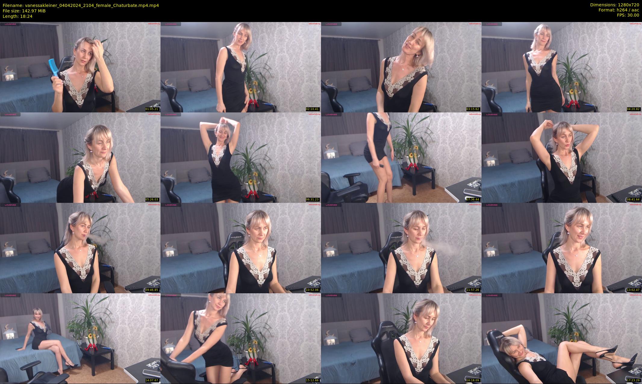 vanessakleiner — 19 minute Chaturbate female cam show recording, 720p, Apr 4, 2024