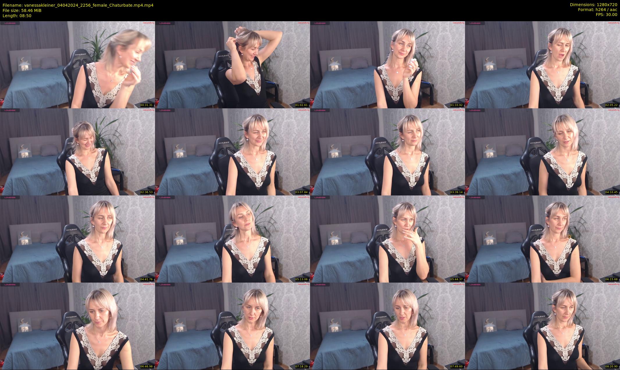 vanessakleiner — 9 minute Chaturbate female cam show recording, 720p, Apr 4, 2024