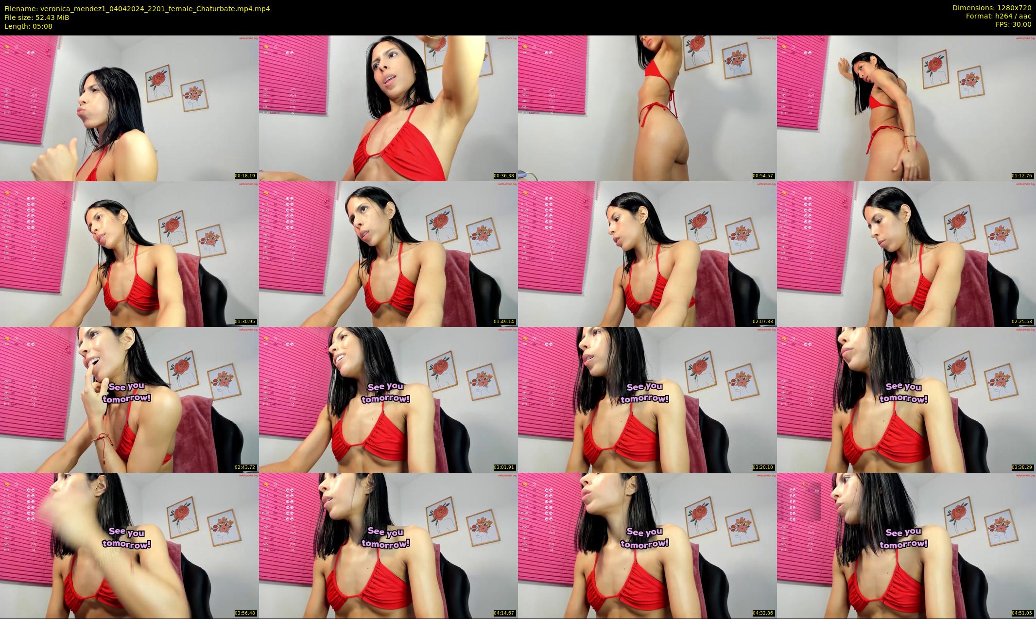 veronica_mendez1 — 6 minute Chaturbate female cam show recording, 720p, Apr 4, 2024