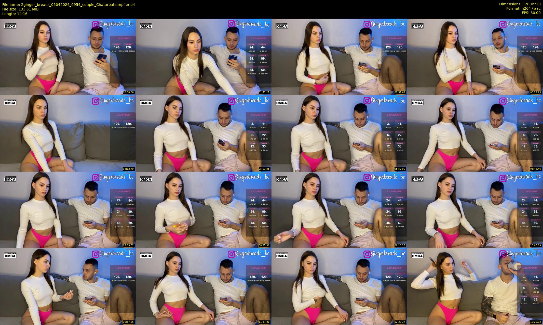 2ginger_breads — 15 minute Chaturbate couple cam show recording, 720p, Apr 5, 2024