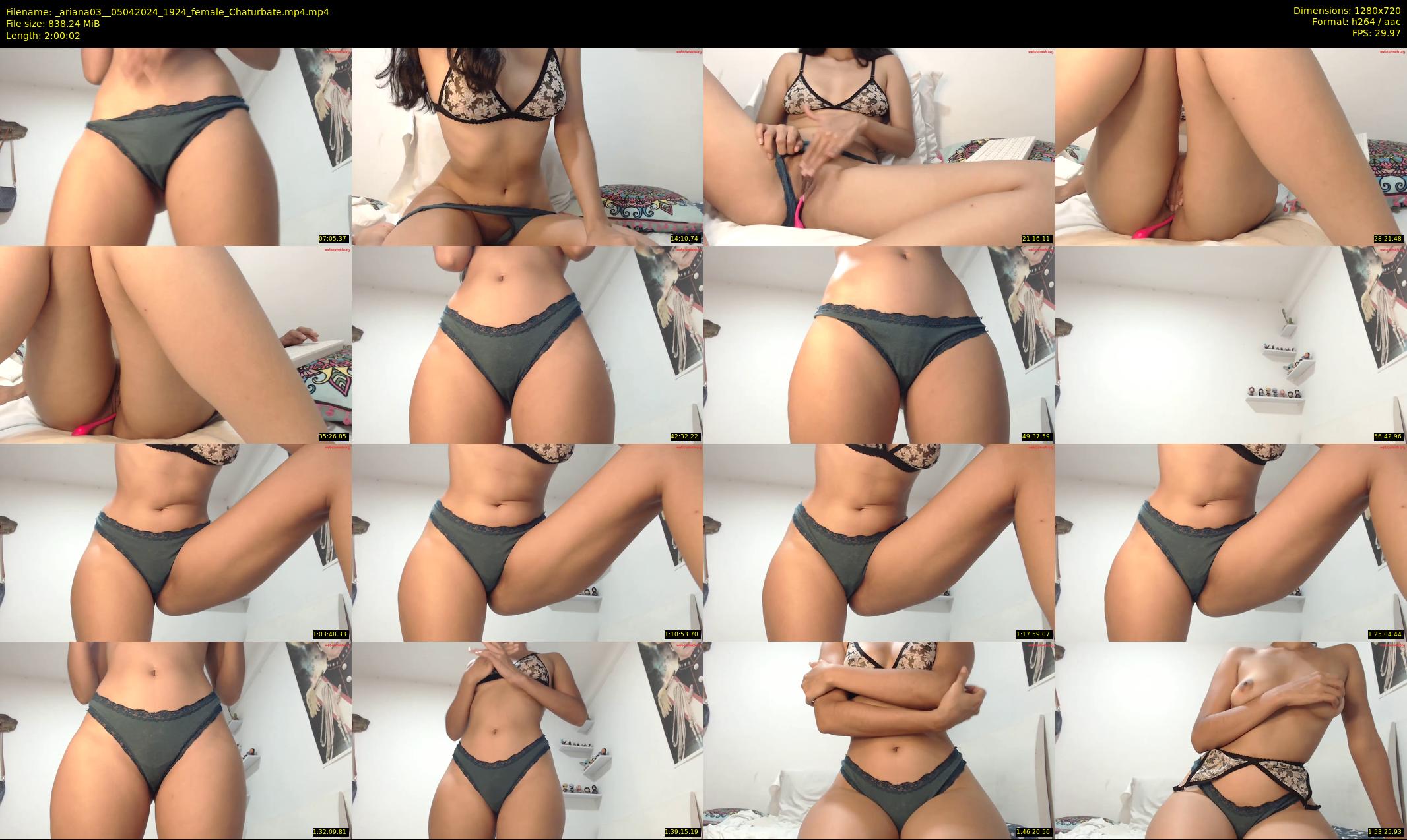 _ariana03_ — 121 minute Chaturbate female cam show recording, 720p, Apr 5, 2024