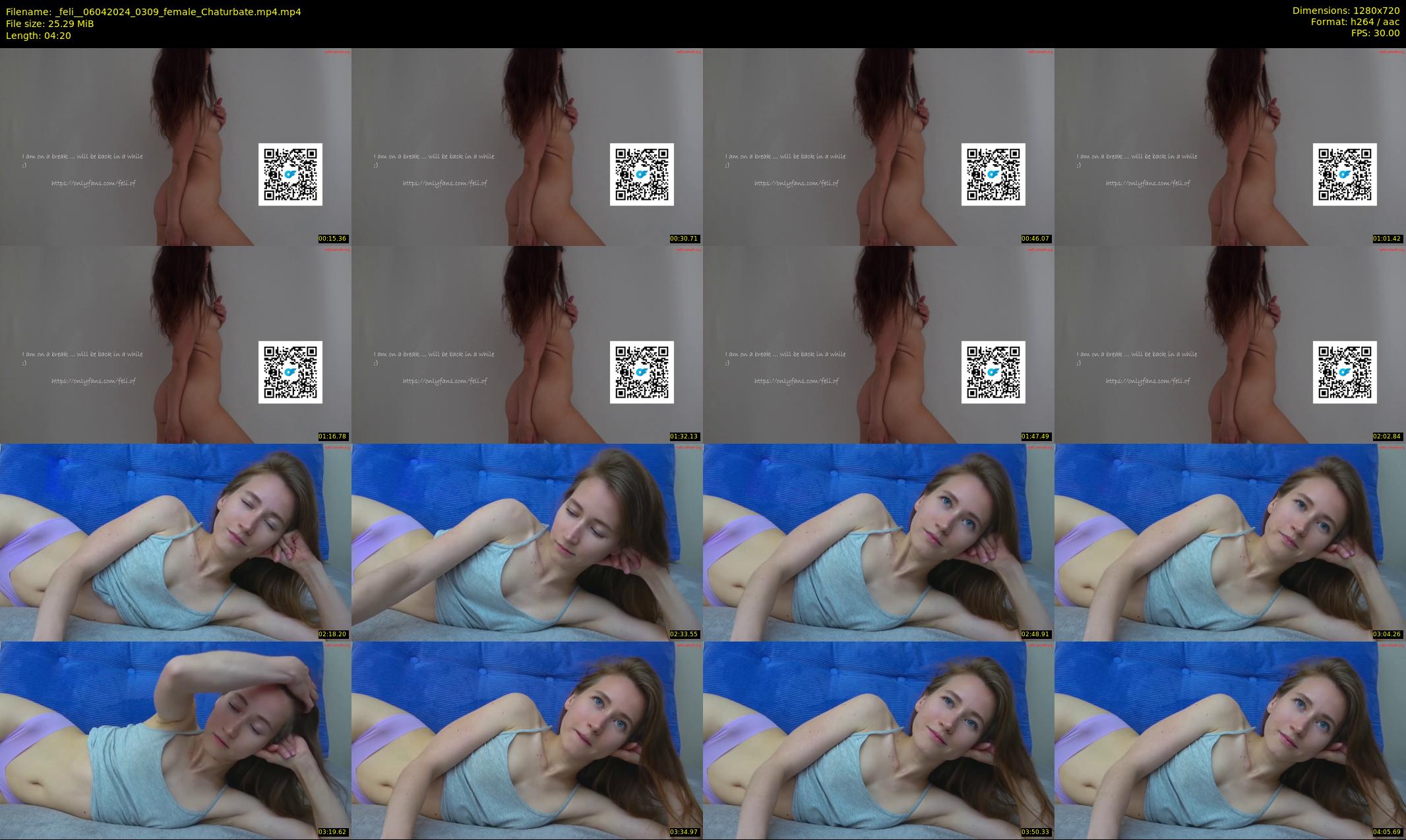 _feli_ — 5 minute Chaturbate female cam show recording, 720p, Apr 6, 2024