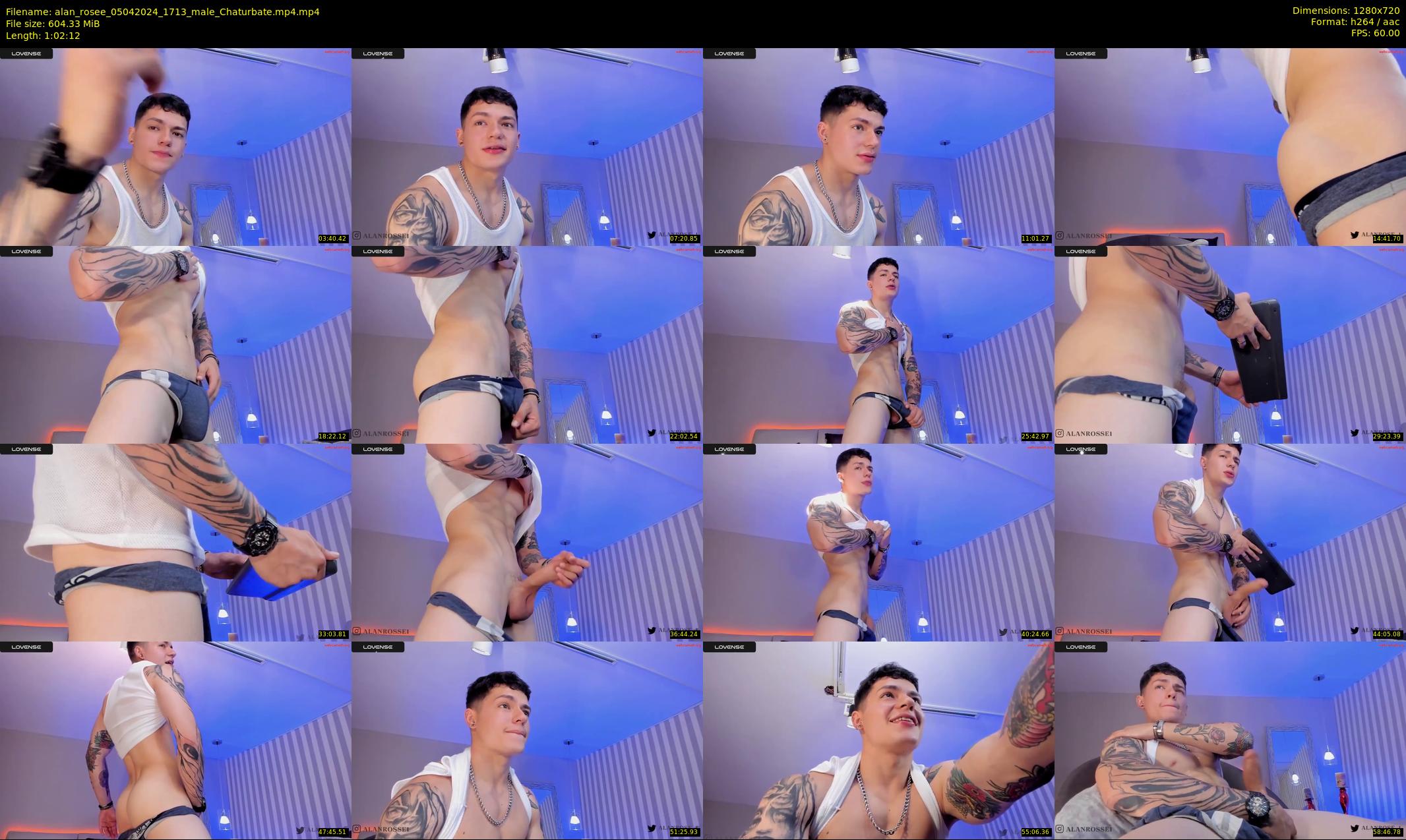 alan_rosee — 63 minute Chaturbate male cam show recording, 720p, Apr 5, 2024