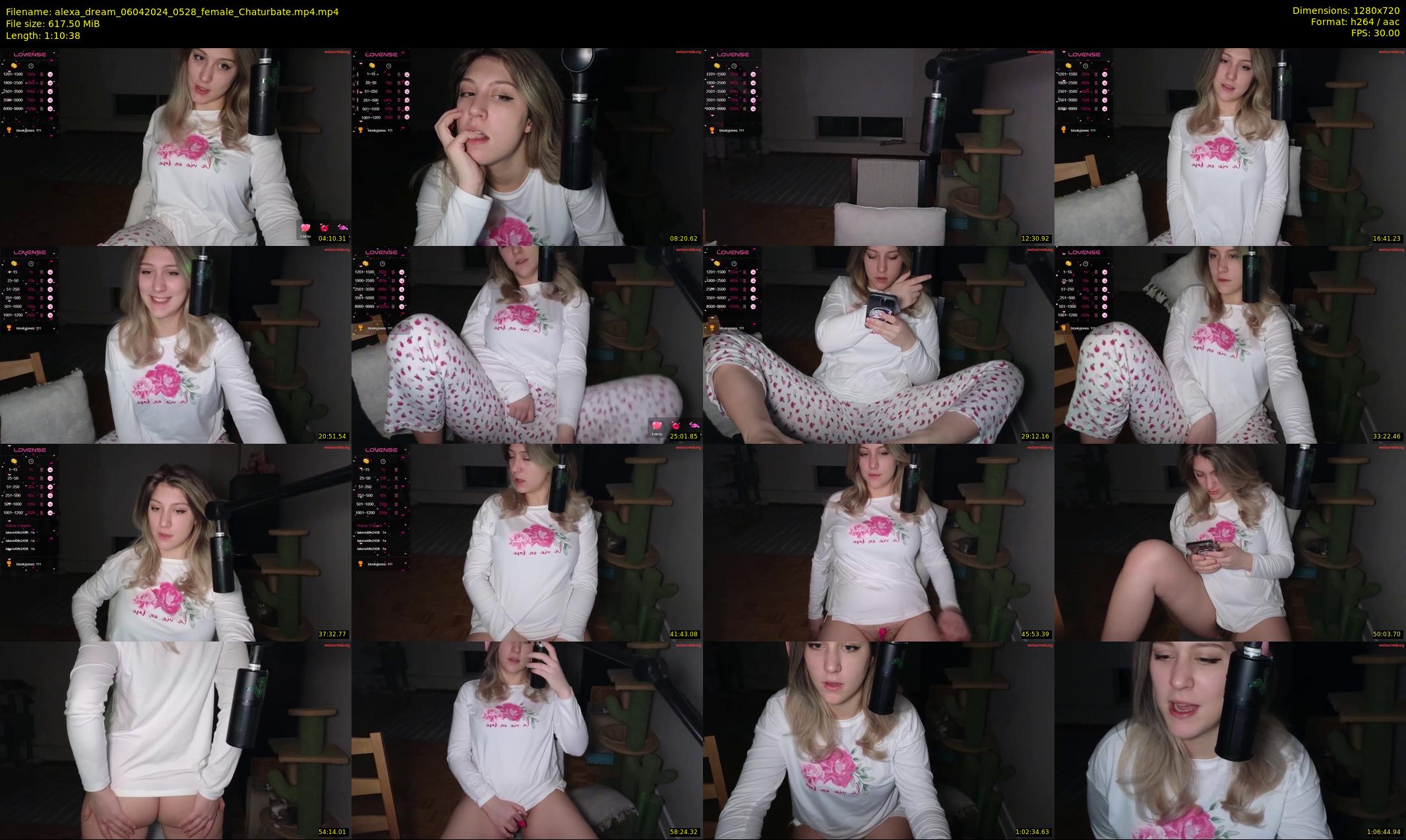 alexa_dream — 71 minute Chaturbate female cam show recording, 720p, Apr 6, 2024