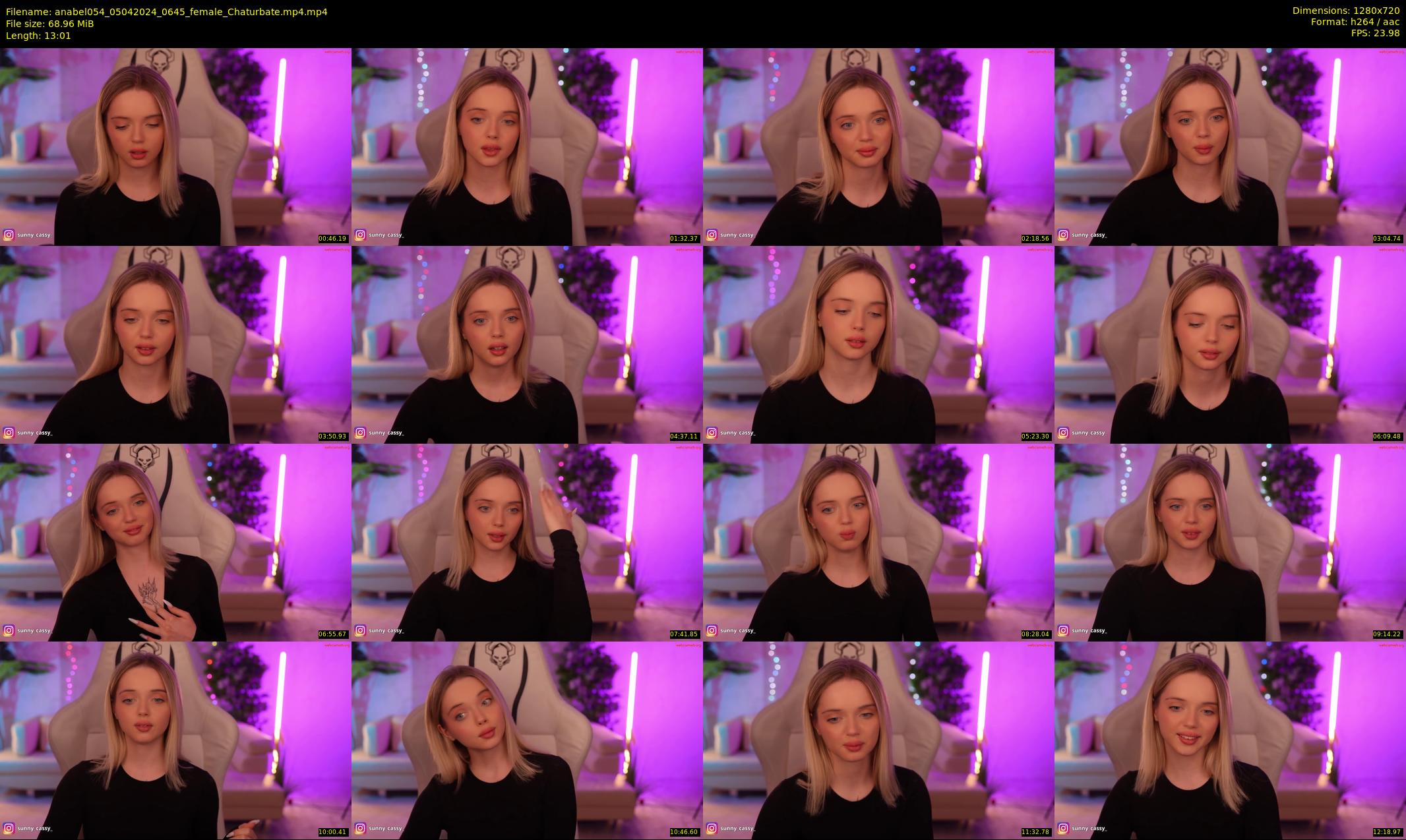 anabel054 — 14 minute Chaturbate female cam show recording, 720p, Apr 5, 2024