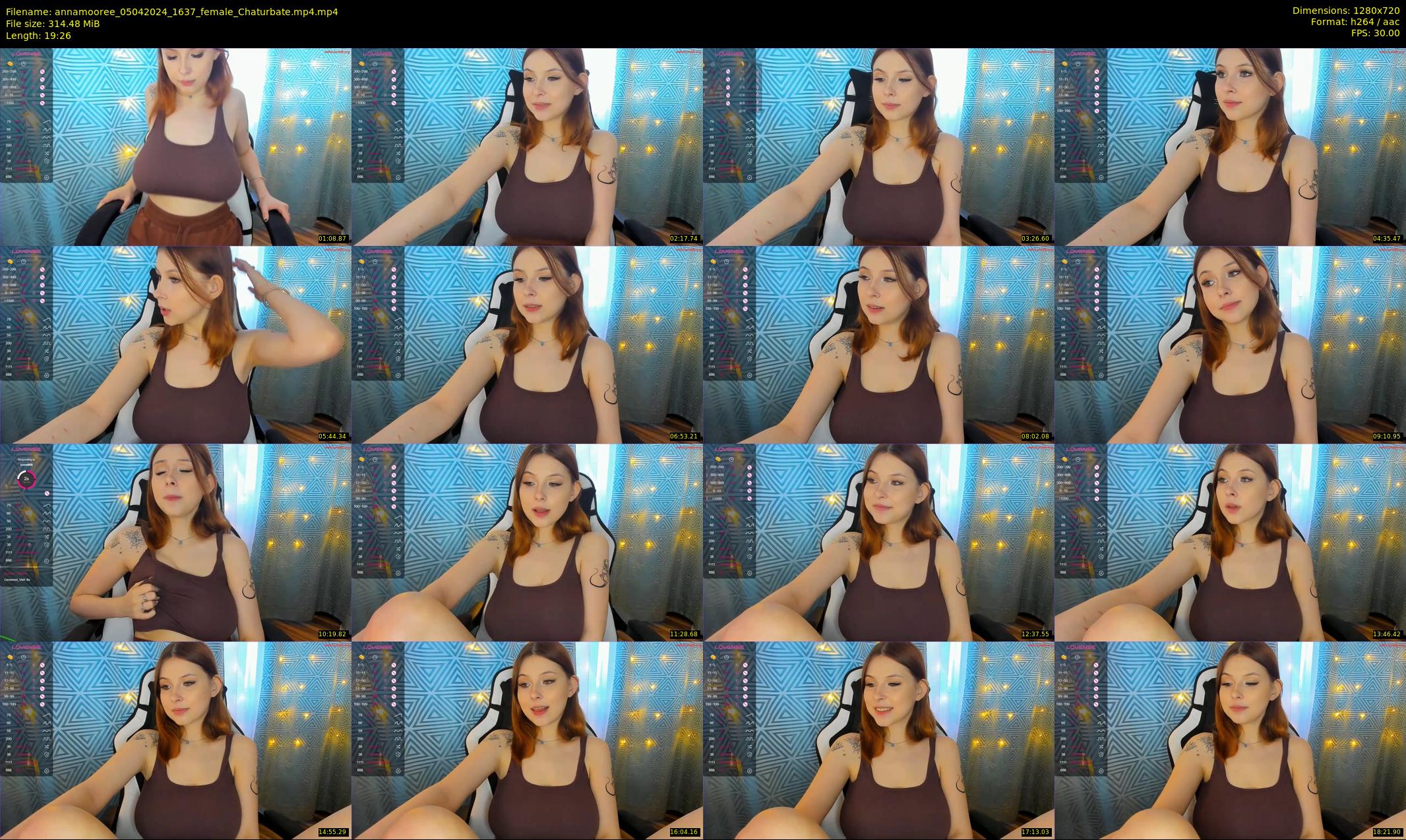 annamooree — 20 minute Chaturbate female cam show recording, 720p, Apr 5, 2024