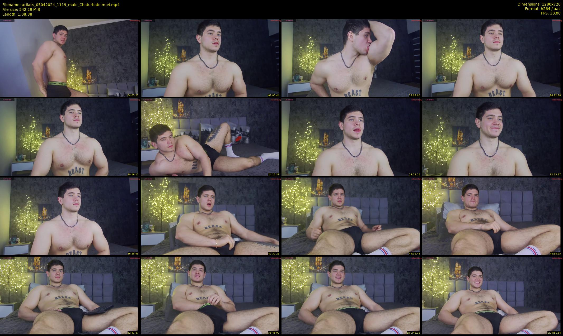 arilass — 69 minute Chaturbate male cam show recording, 720p, Apr 5, 2024