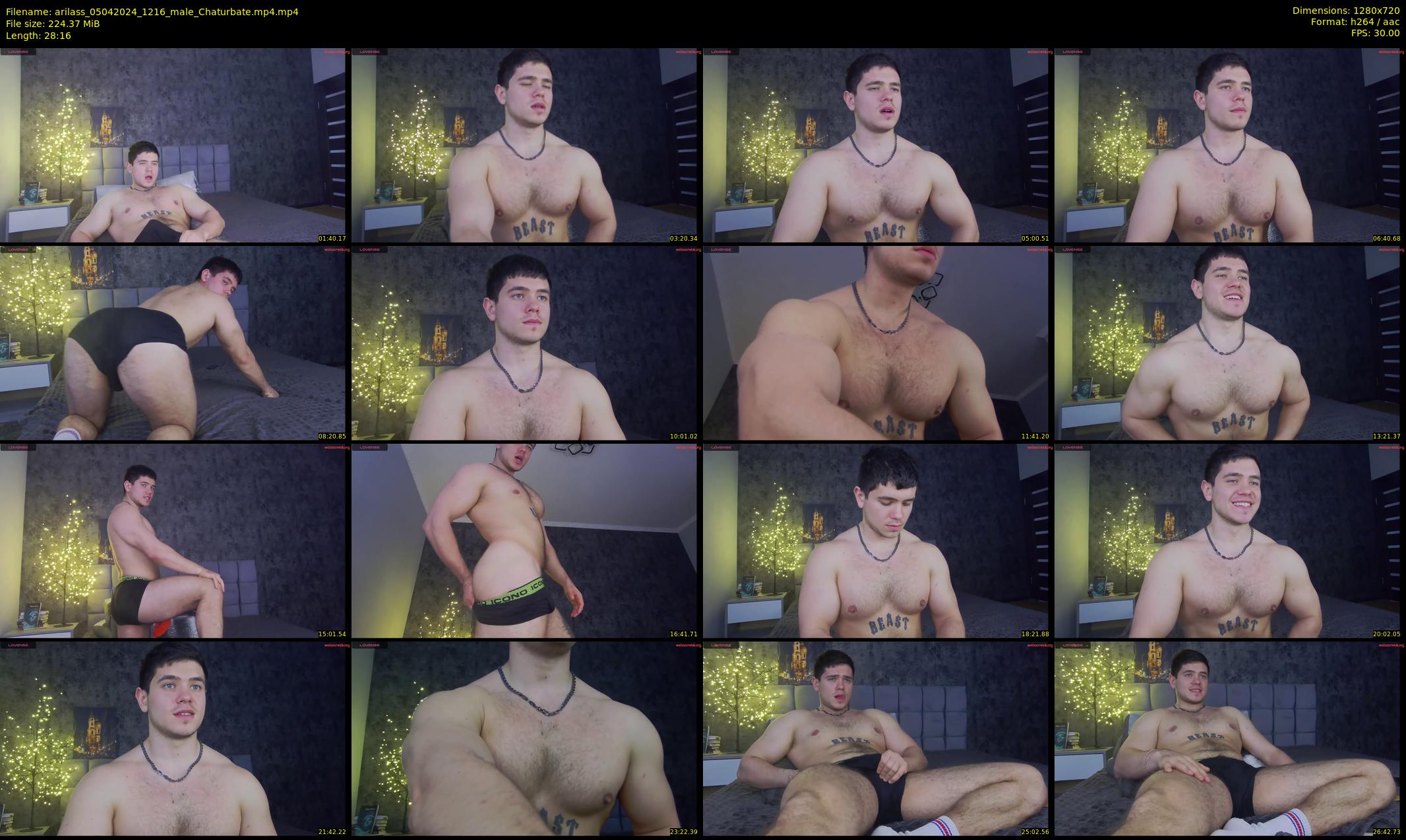 arilass — 29 minute Chaturbate male cam show recording, 720p, Apr 5, 2024