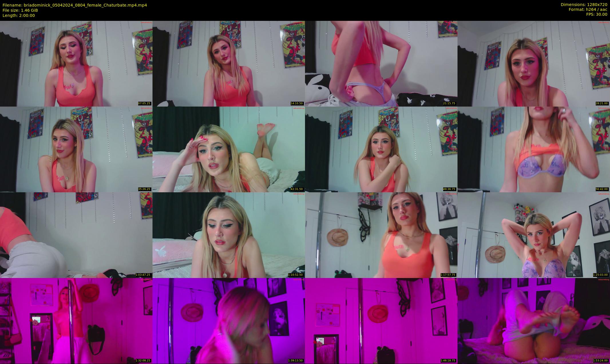 briadominick — 120 minute Chaturbate couple cam show recording, 720p, Apr 5, 2024