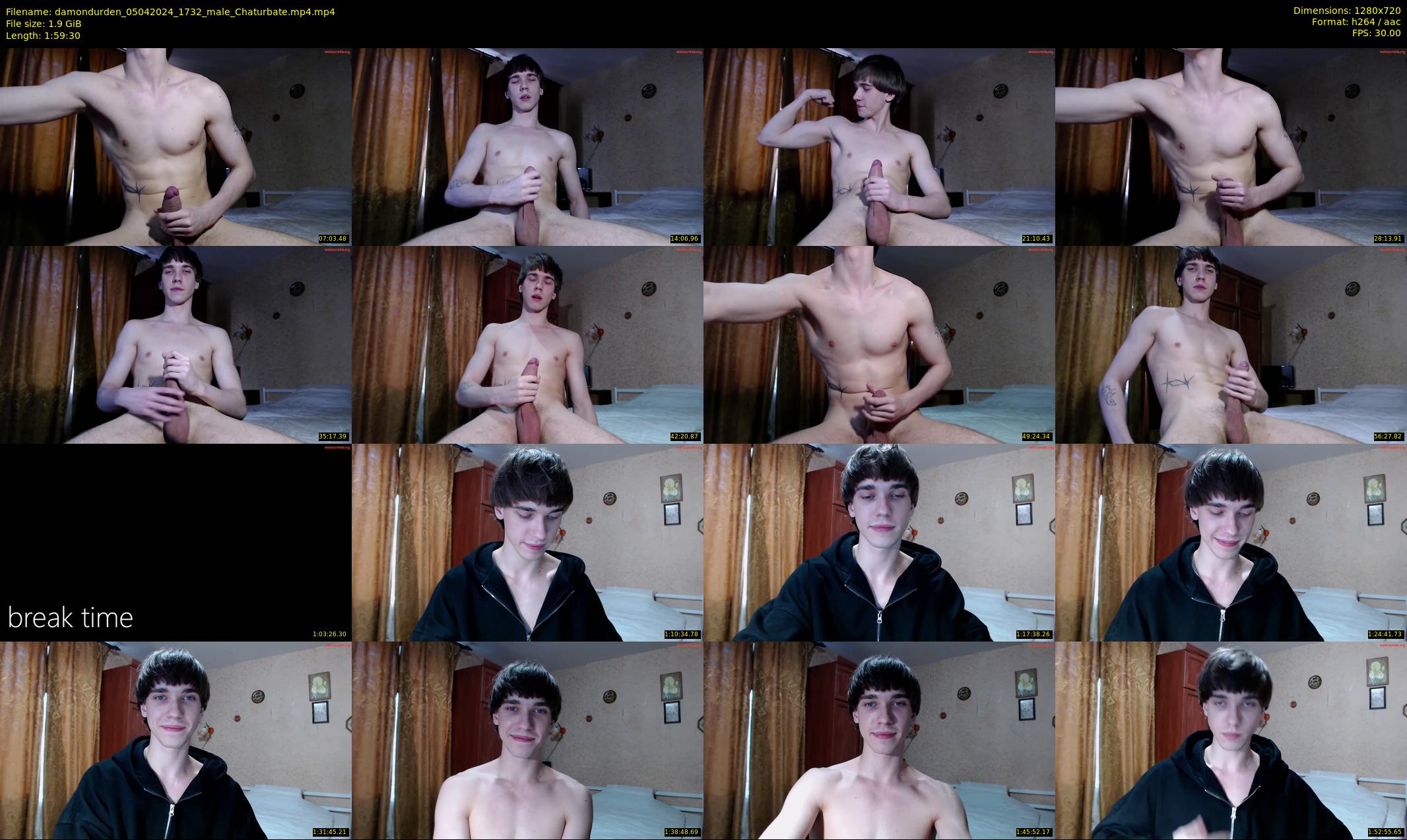damondurden — 120 minute Chaturbate male cam show recording, 720p, Apr 5, 2024