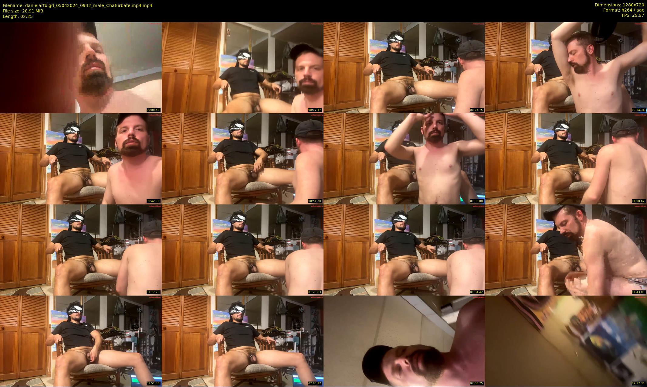 danielartbigd — 3 minute Chaturbate male cam show recording, 720p, Apr 5, 2024