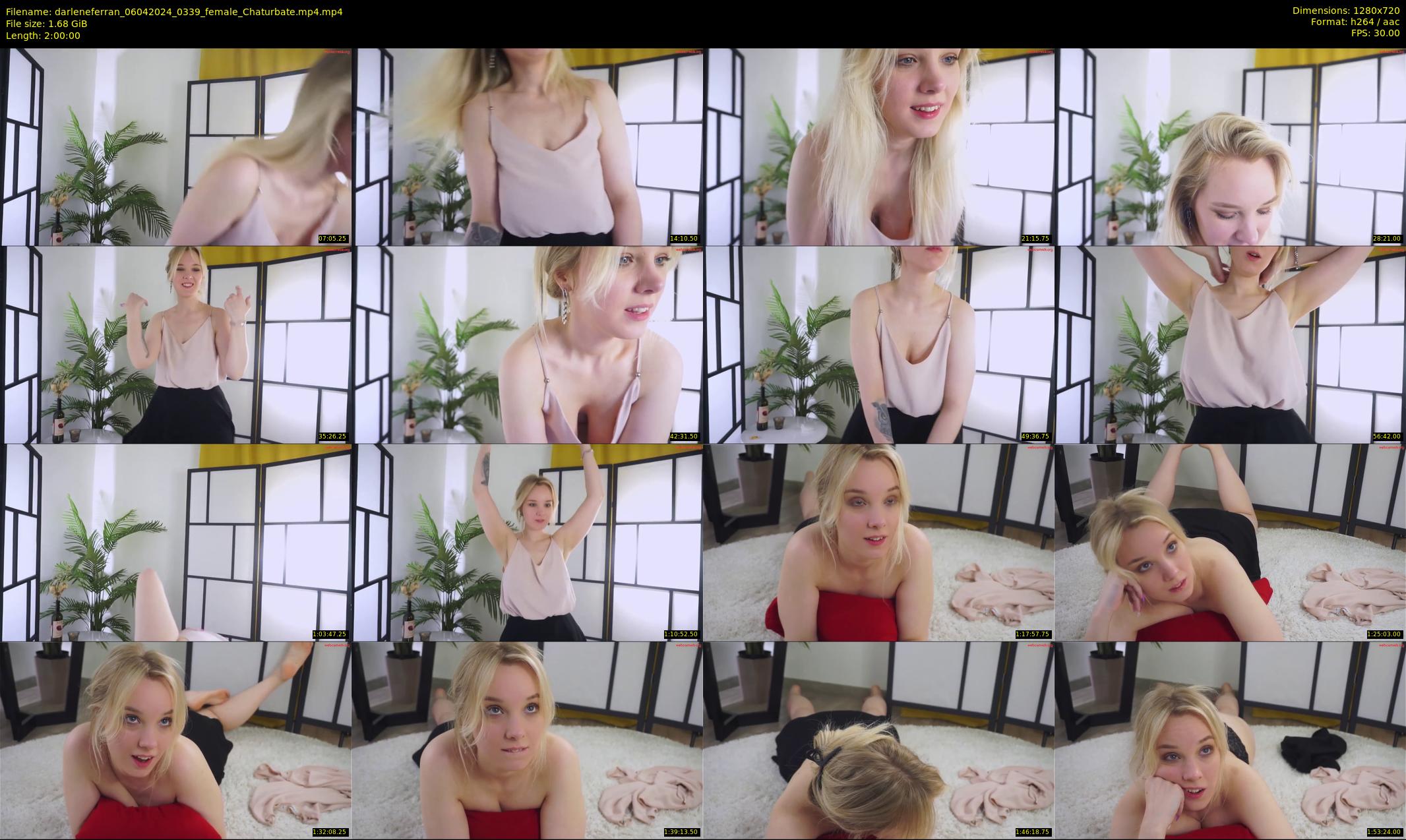 darleneferran — 120 minute Chaturbate female cam show recording, 720p, Apr 6, 2024