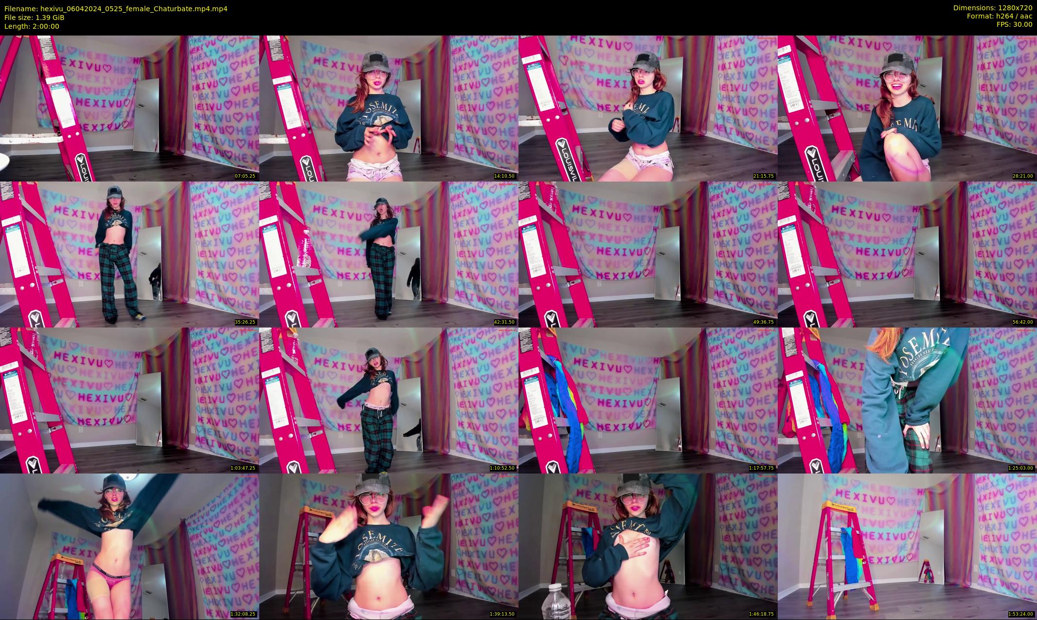 hexivu — 120 minute Chaturbate female cam show recording, 720p, Apr 6, 2024