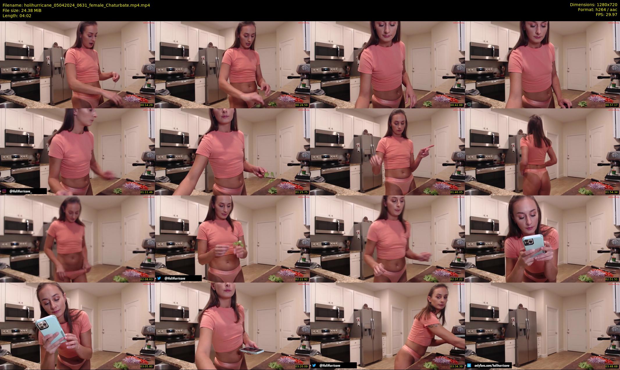 holihurricane — 5 minute Chaturbate female cam show recording, 720p, Apr 5, 2024