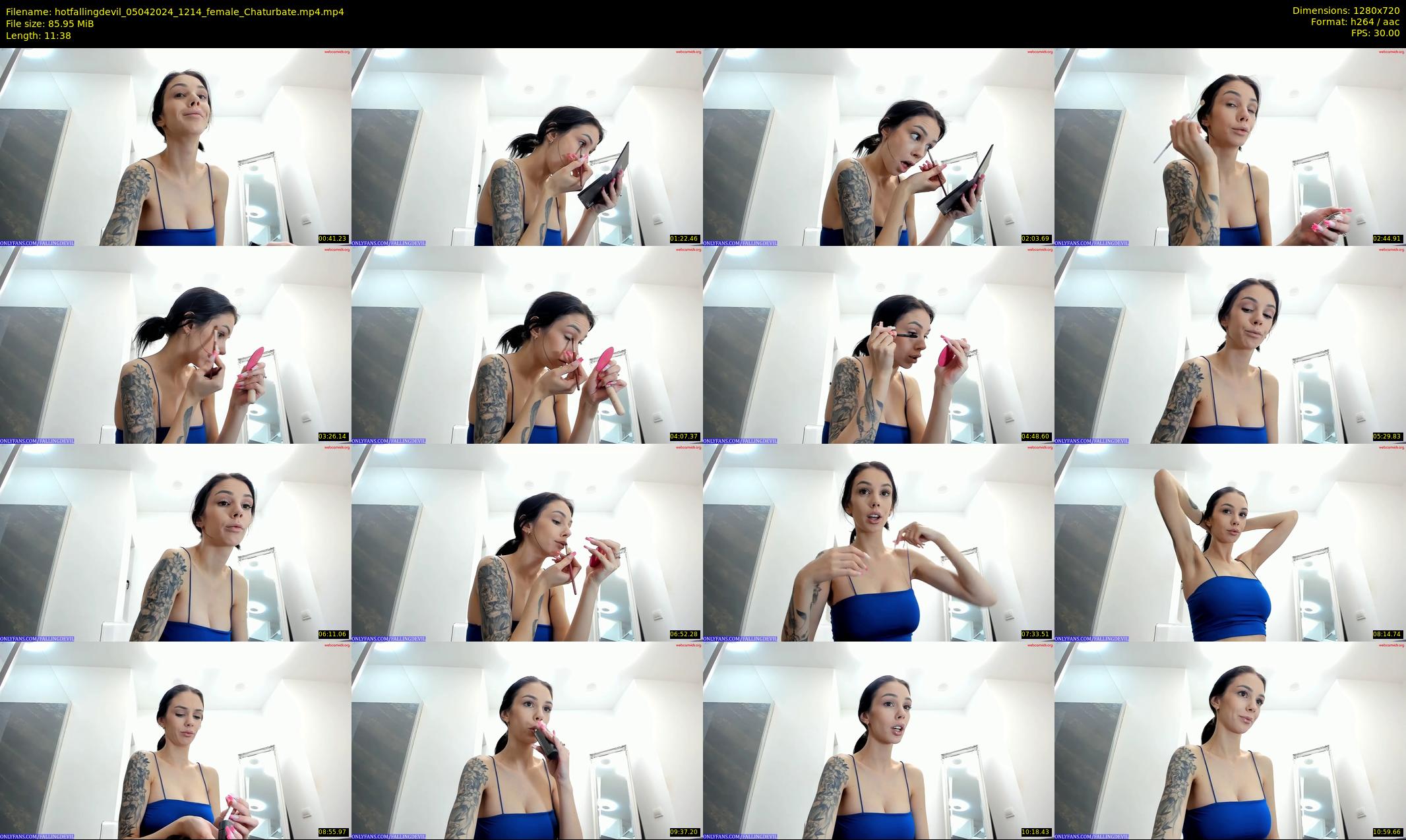 hotfallingdevil — 12 minute Chaturbate female cam show recording, 720p, Apr 5, 2024