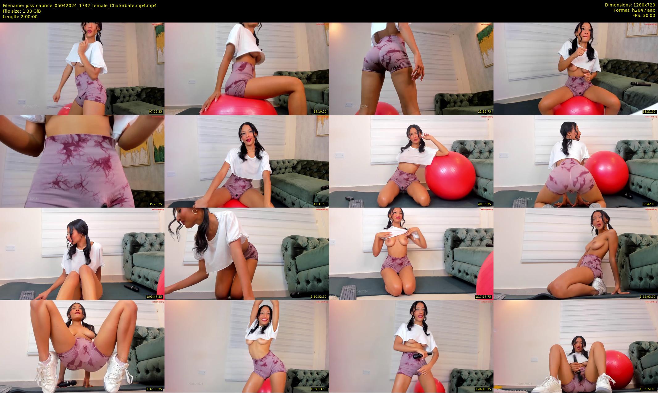 joss_caprice — 120 minute Chaturbate female cam show recording, 720p, Apr 5, 2024