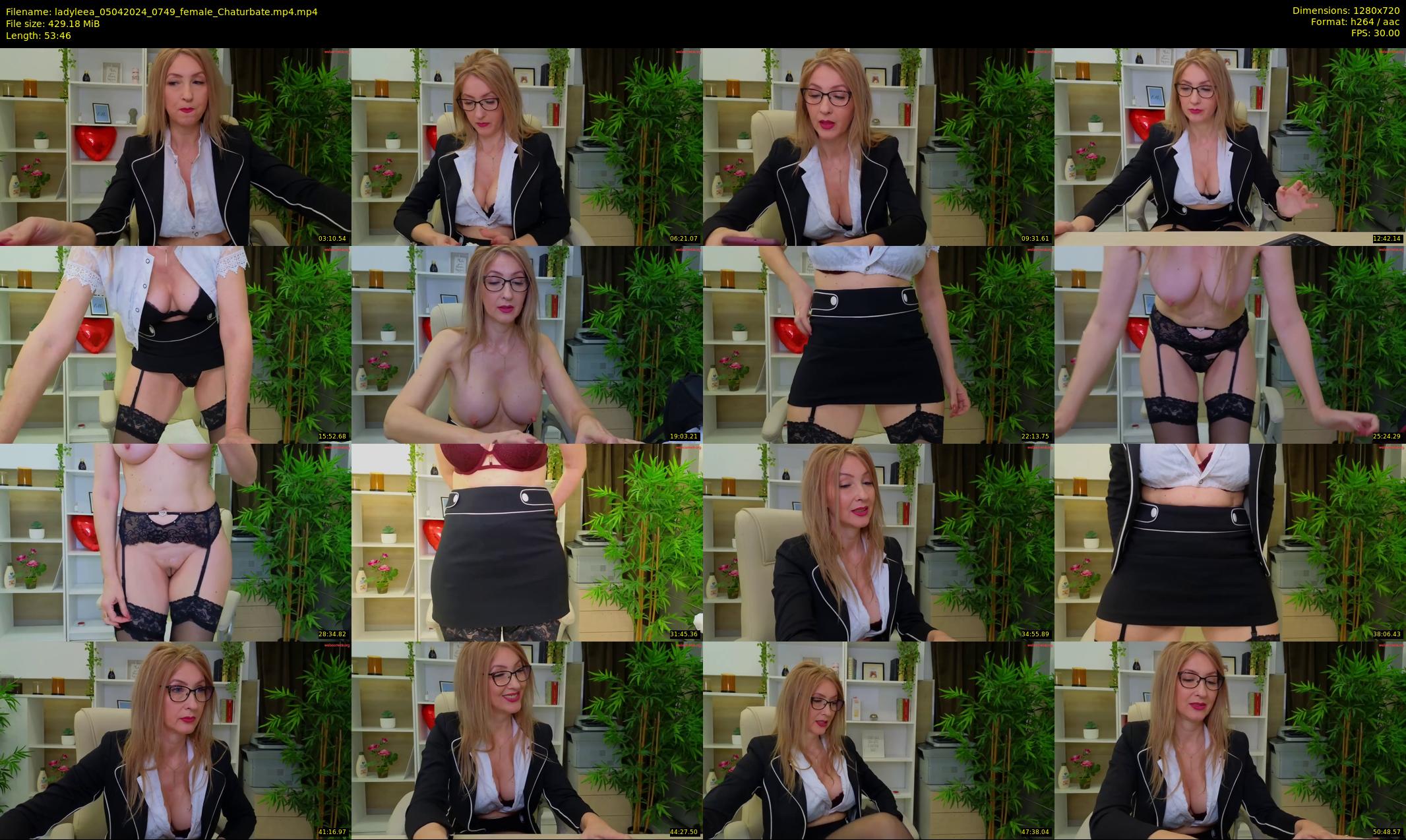 ladyleea — 54 minute Chaturbate female cam show recording, 720p, Apr 5, 2024