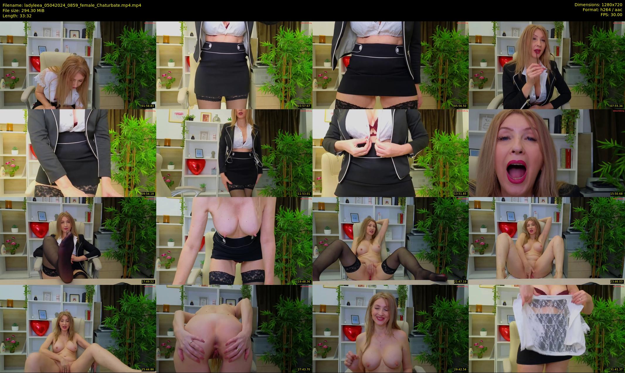 ladyleea — 34 minute Chaturbate female cam show recording, 720p, Apr 5, 2024