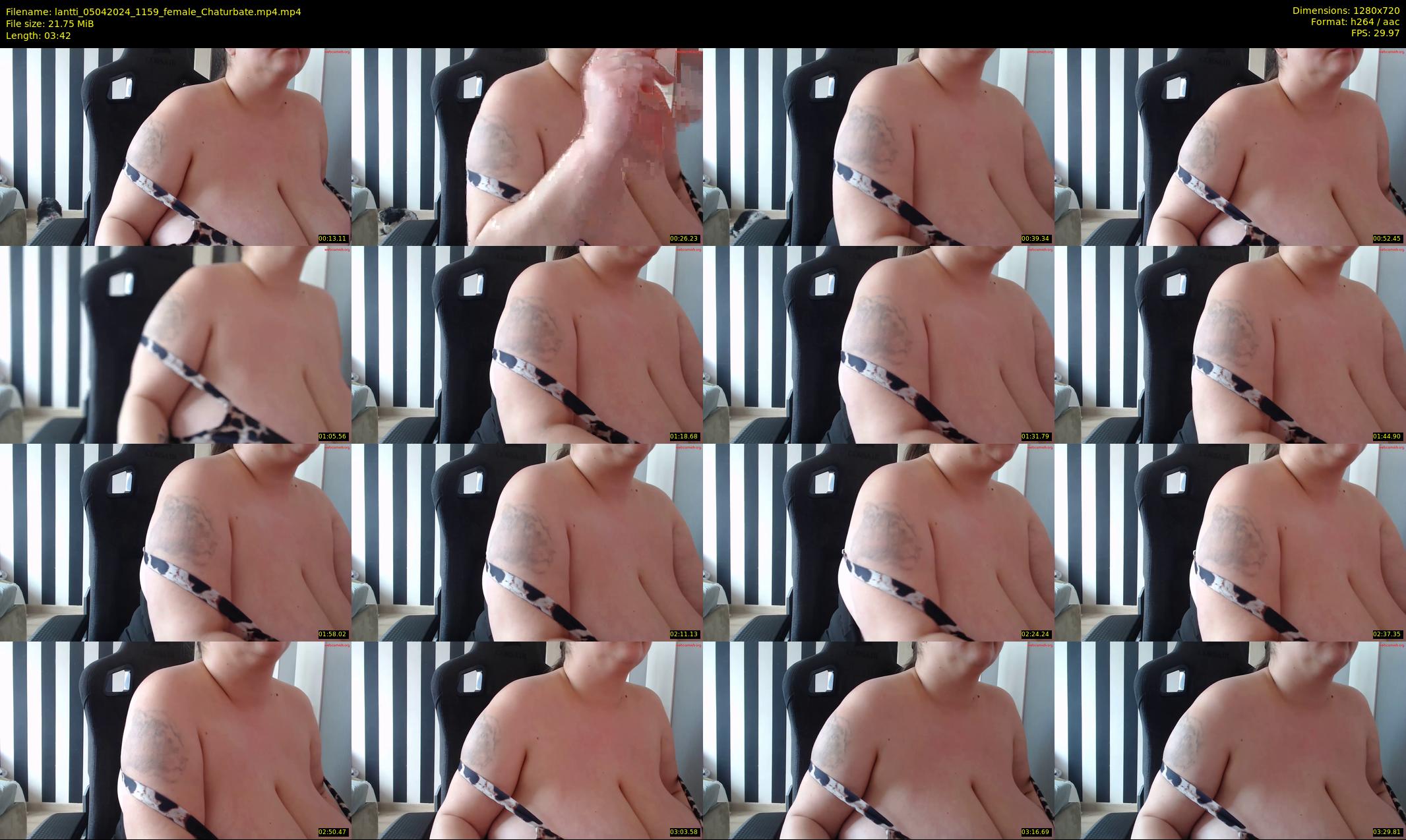 lantti — 4 minute Chaturbate female cam show recording, 720p, Apr 5, 2024