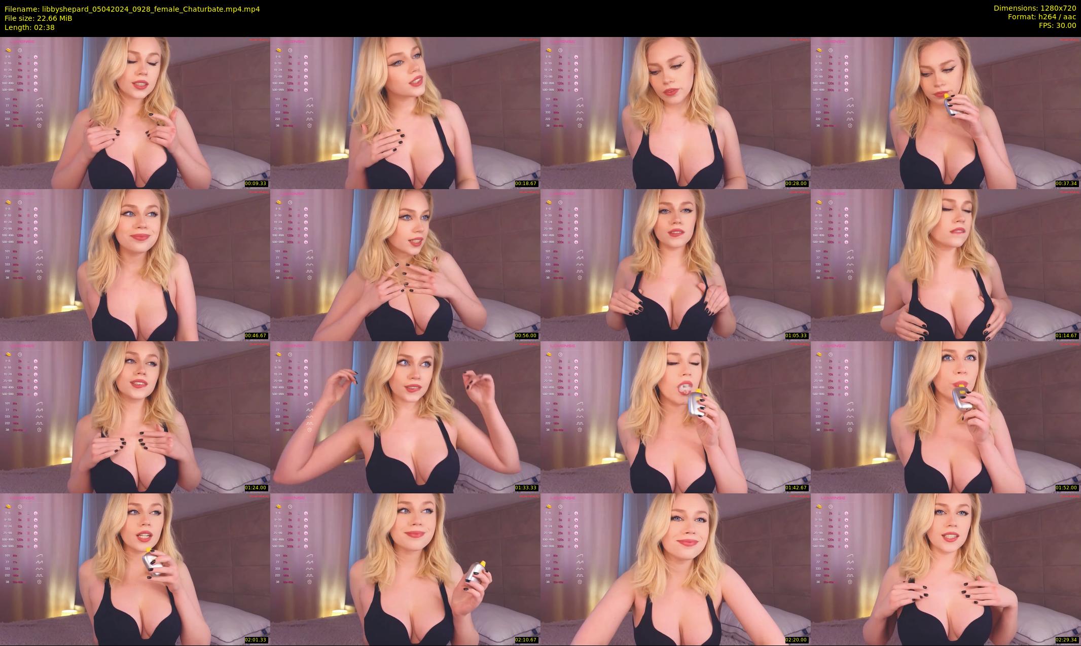 libbyshepard — 3 minute Chaturbate female cam show recording, 720p, Apr 5, 2024