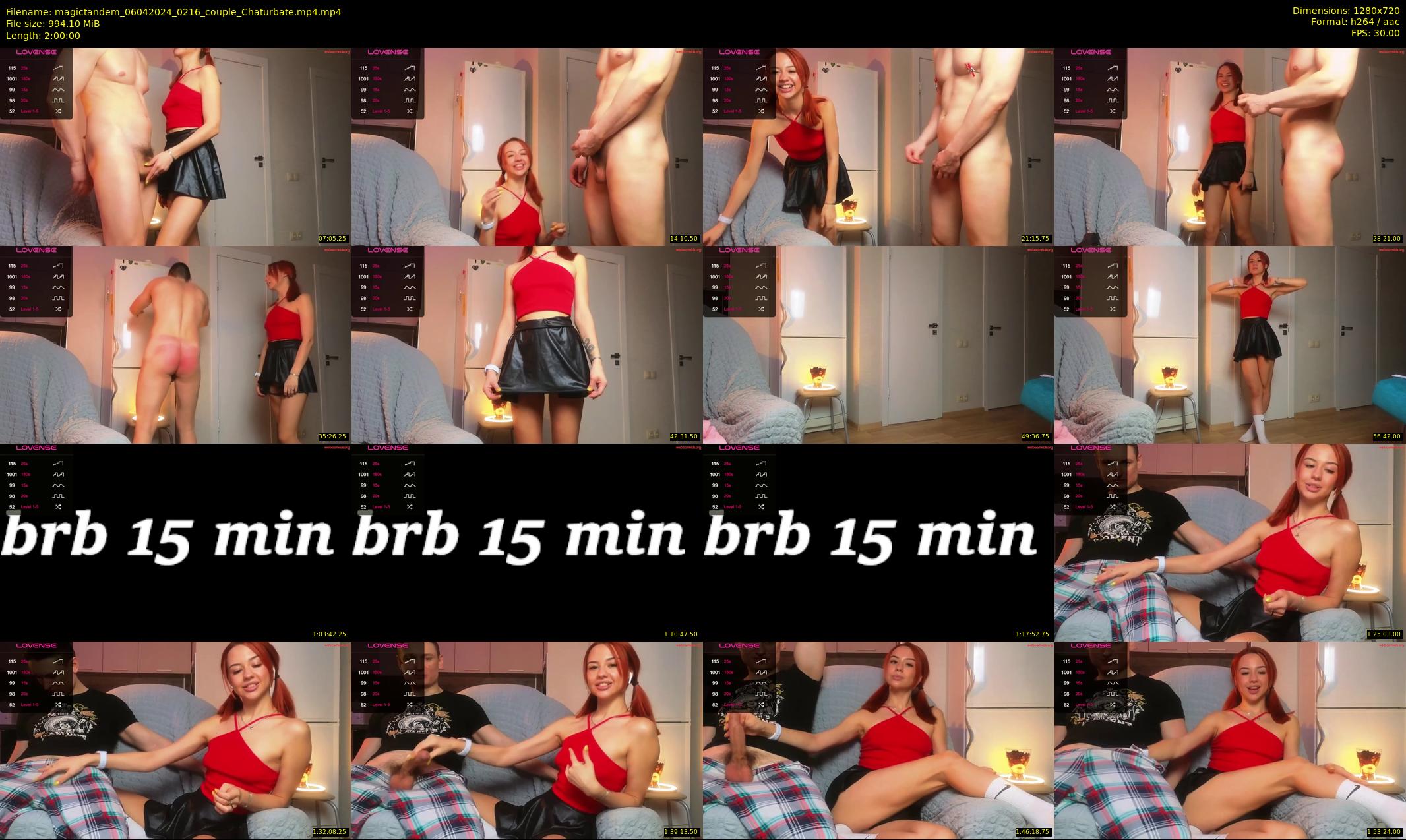 magictandem — 120 minute Chaturbate couple cam show recording, 720p, Apr 6, 2024