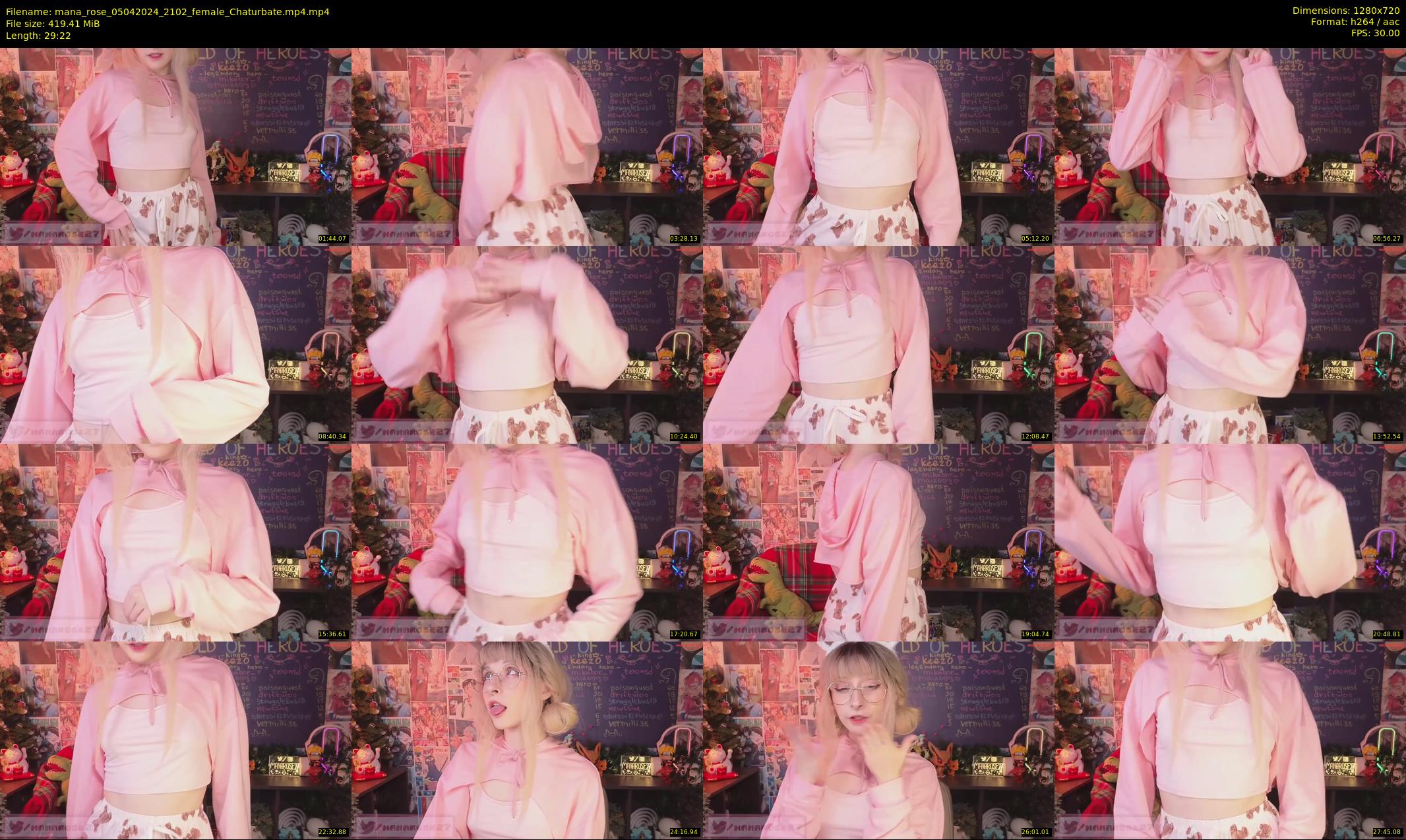 mana_rose — 30 minute Chaturbate female cam show recording, 720p, Apr 5, 2024