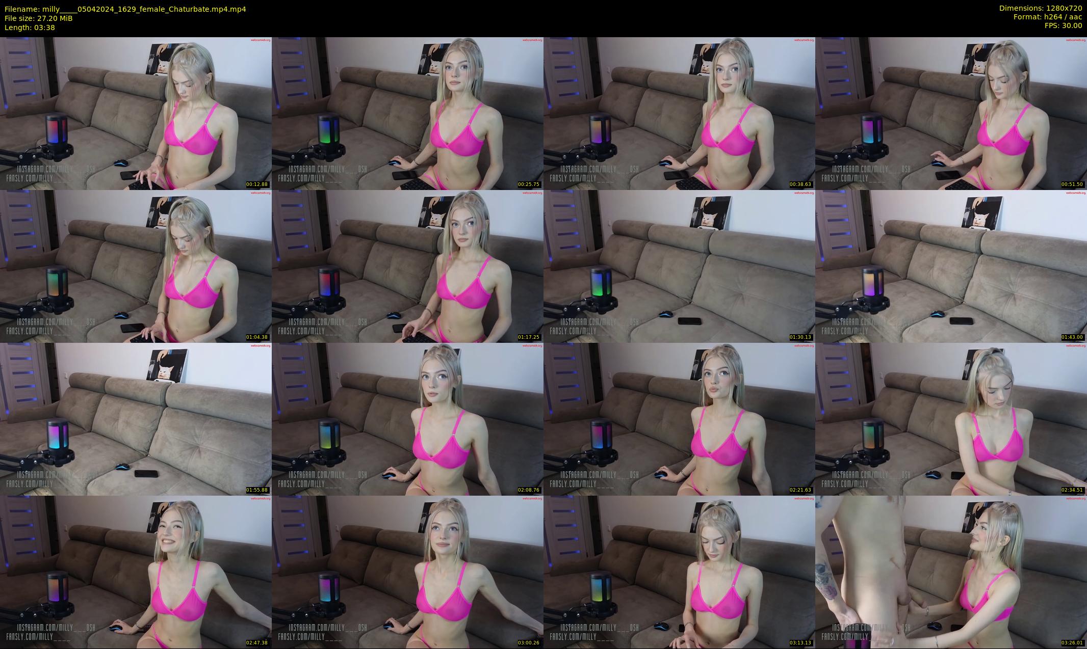 milly____ — 4 minute Chaturbate couple cam show recording, 720p, Apr 5, 2024