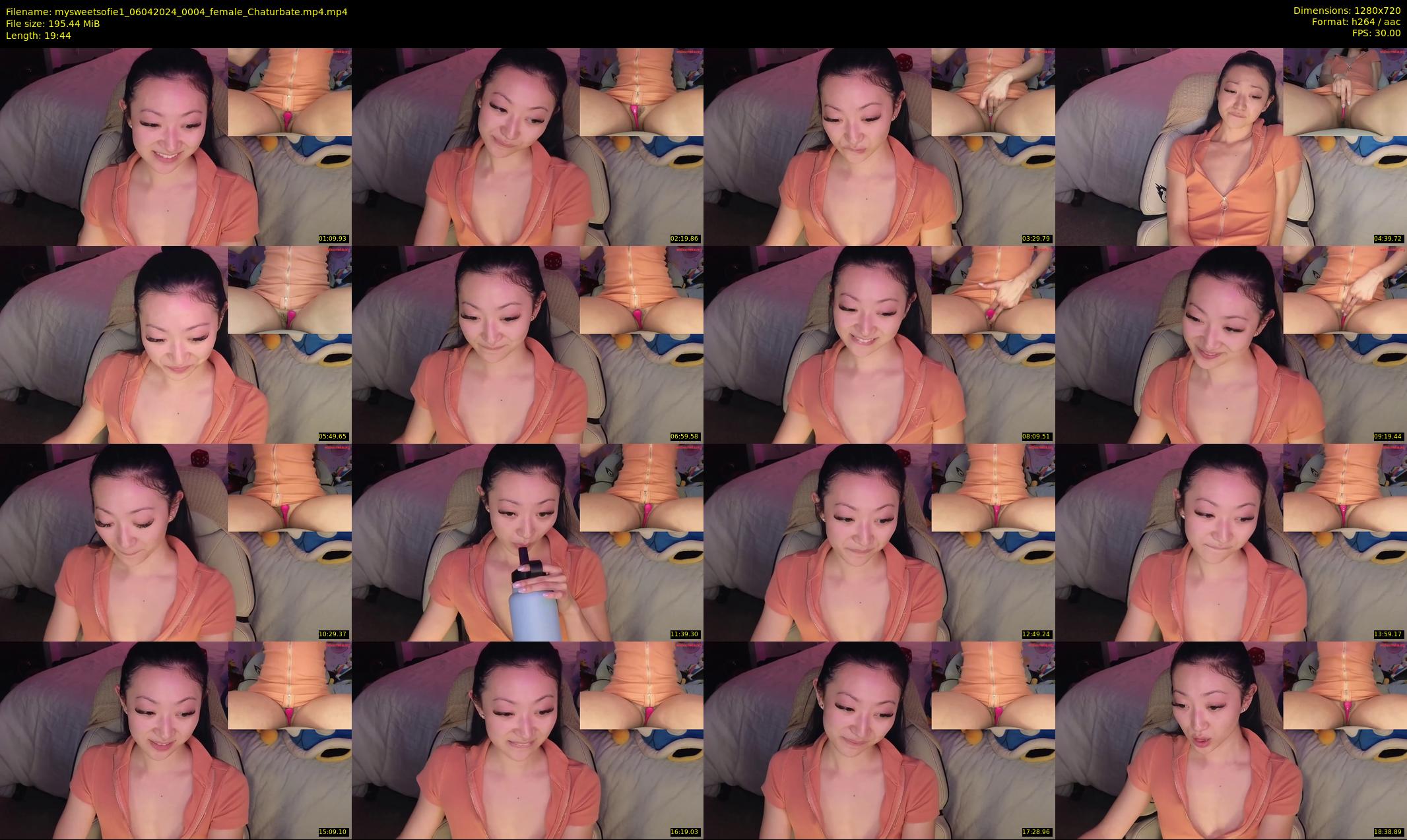 mysweetsofie1 — 20 minute Chaturbate female cam show recording, 720p, Apr 6, 2024