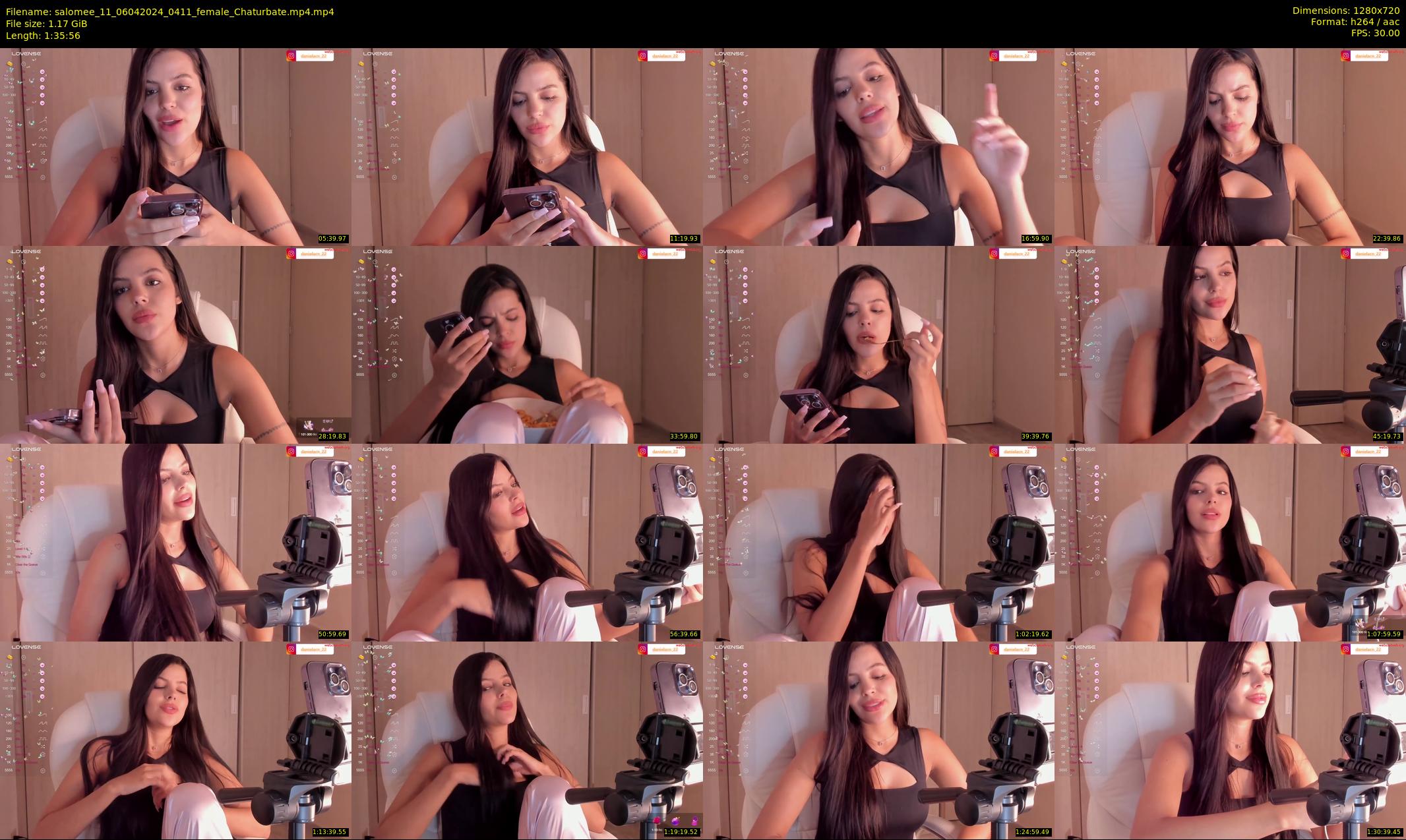 salomee_11 — 96 minute Chaturbate female cam show recording, 720p, Apr 6, 2024