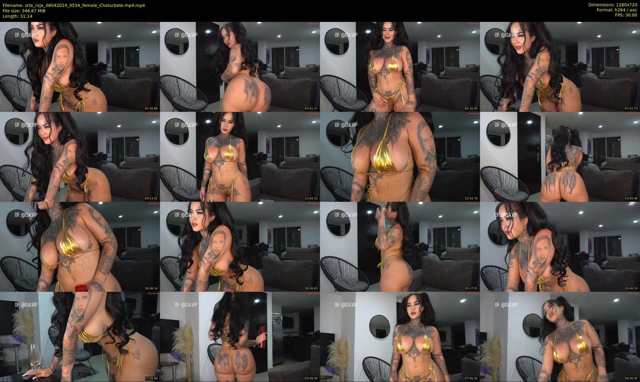 srta_roja — 32 minute Chaturbate female cam show recording, 720p, Apr 6, 2024