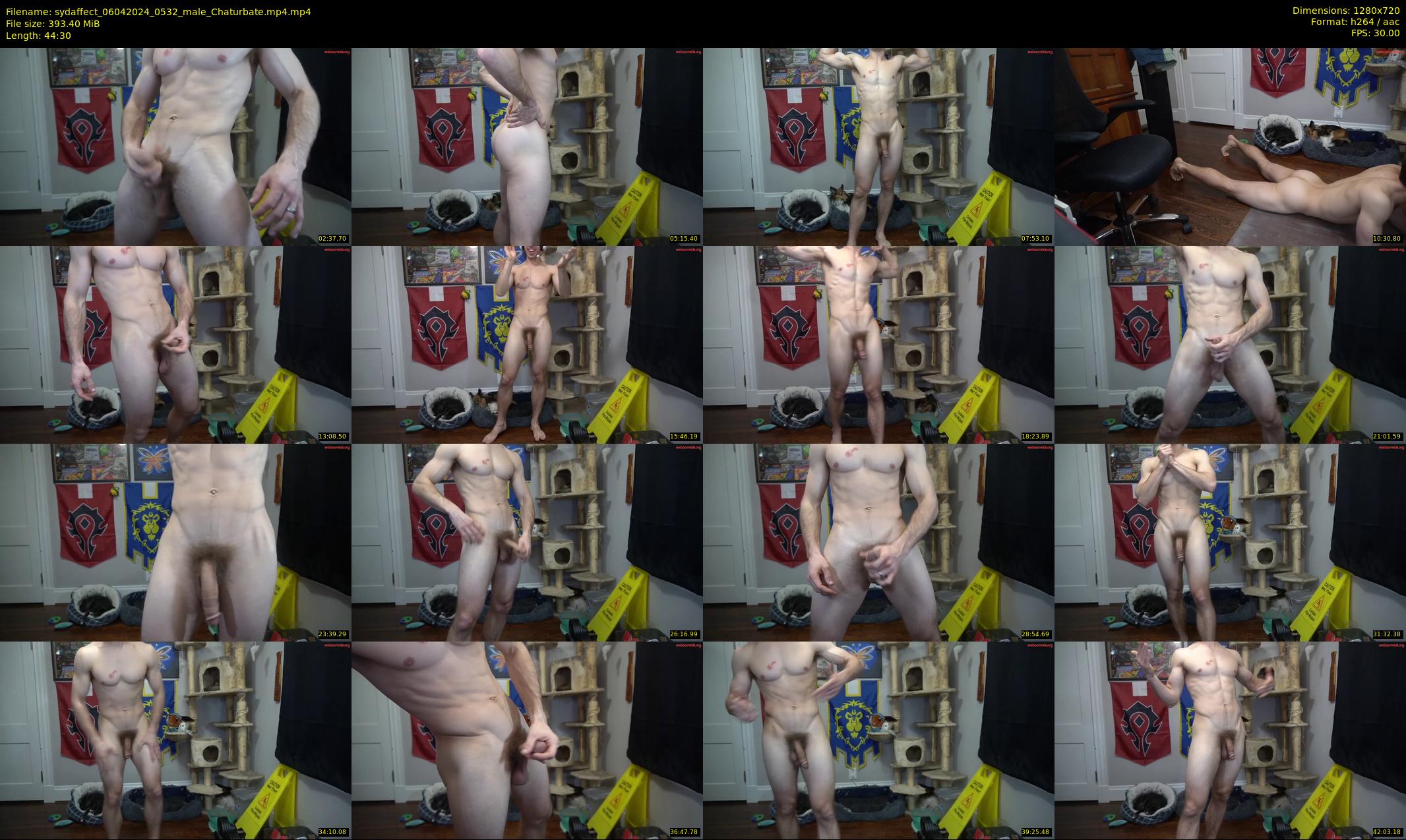 sydaffect — 45 minute Chaturbate male cam show recording, 720p, Apr 6, 2024