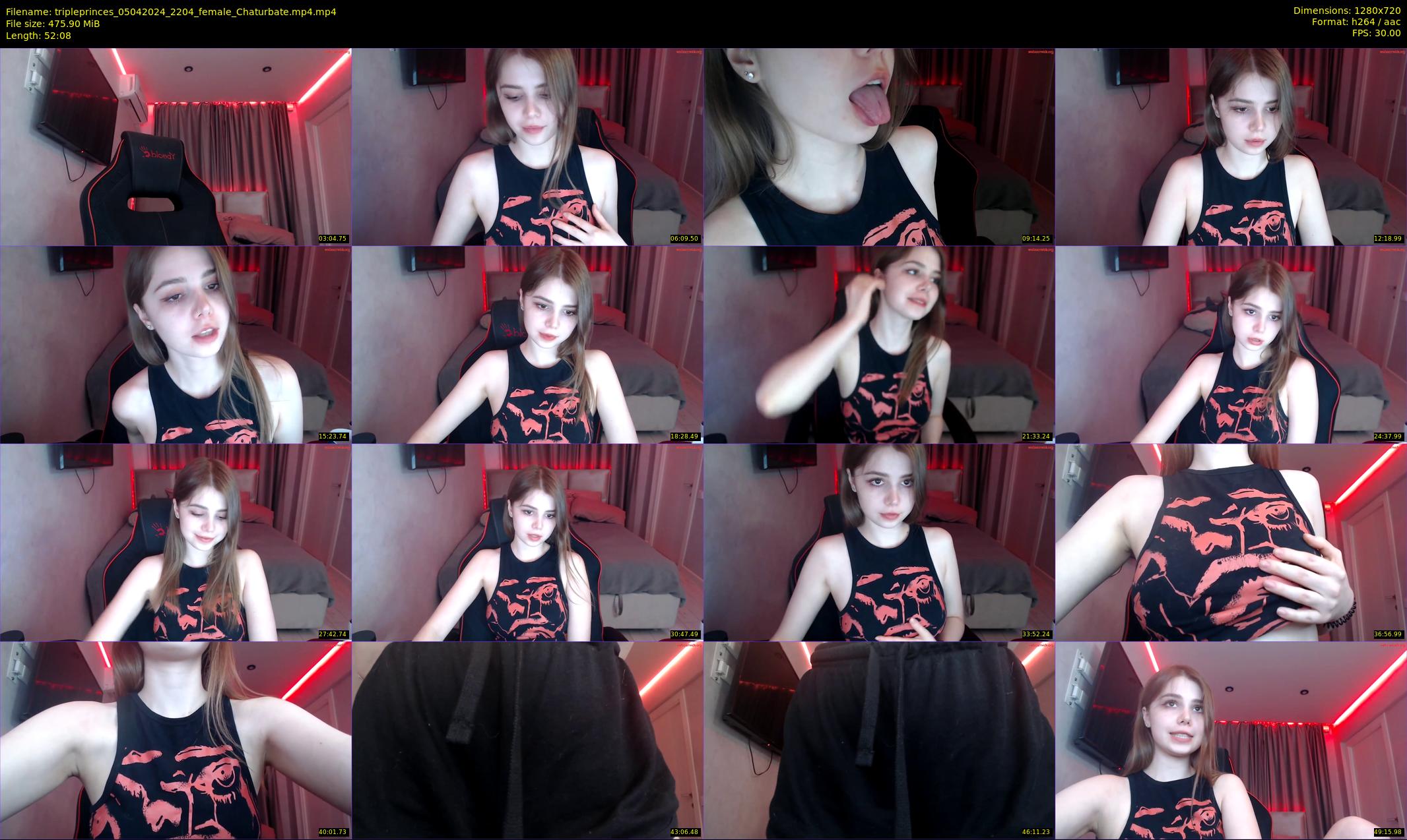 tripleprinces — 53 minute Chaturbate female cam show recording, 720p, Apr 5, 2024