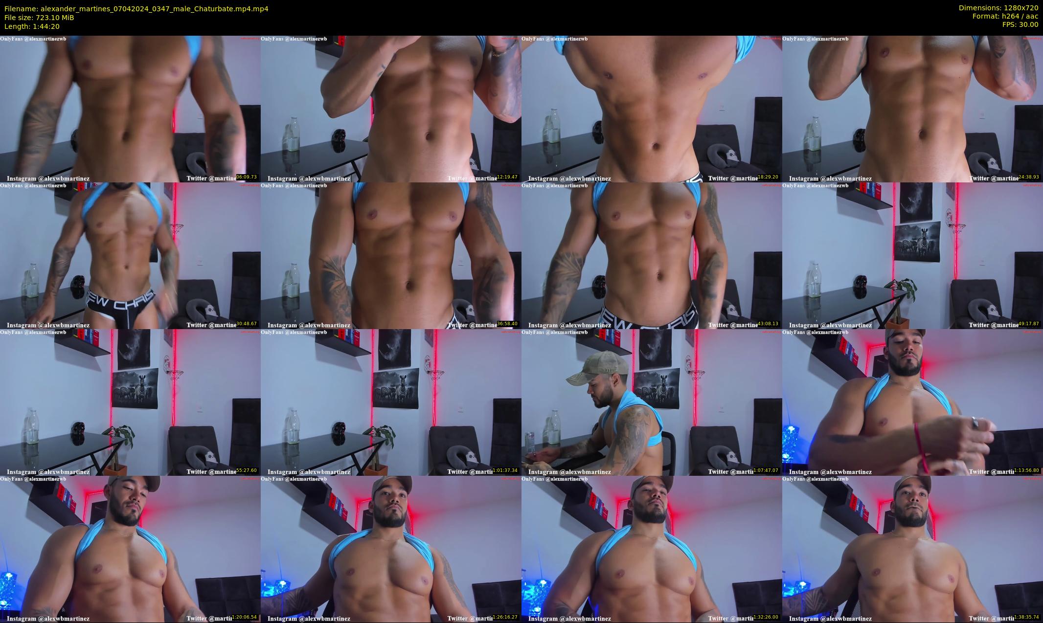 alexander_martines — 105 minute Chaturbate male cam show recording, 720p, Apr 7, 2024