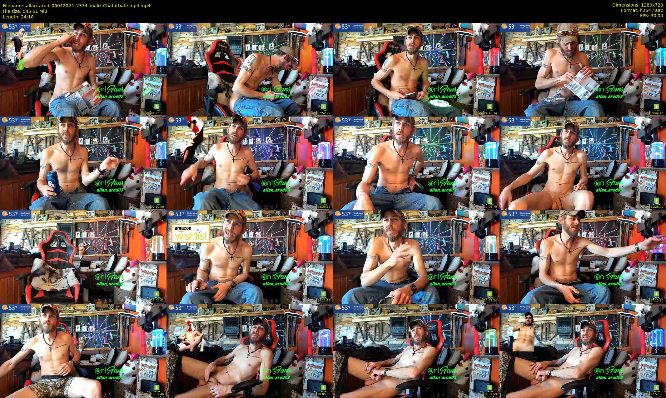 allan_arod — 25 minute Chaturbate male cam show recording, 720p, Apr 6, 2024