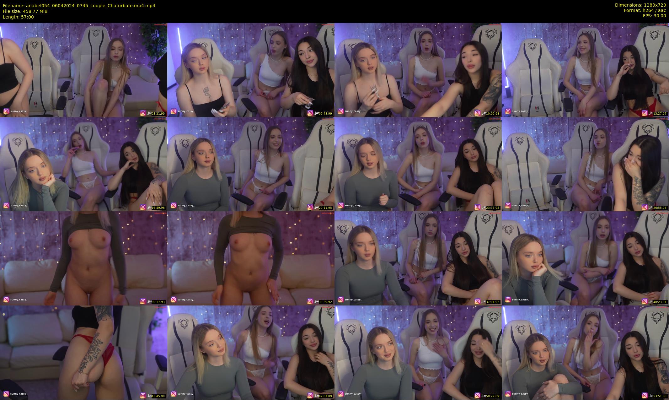 anabel054 — 57 minute Chaturbate female cam show recording, 720p, Apr 6, 2024