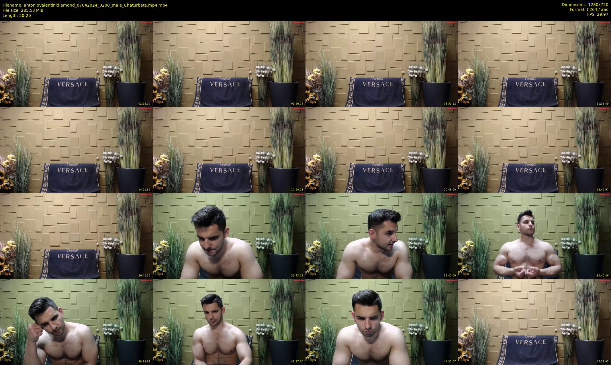 antoniovalentinidiamond — 51 minute Chaturbate male cam show recording, 720p, Apr 7, 2024