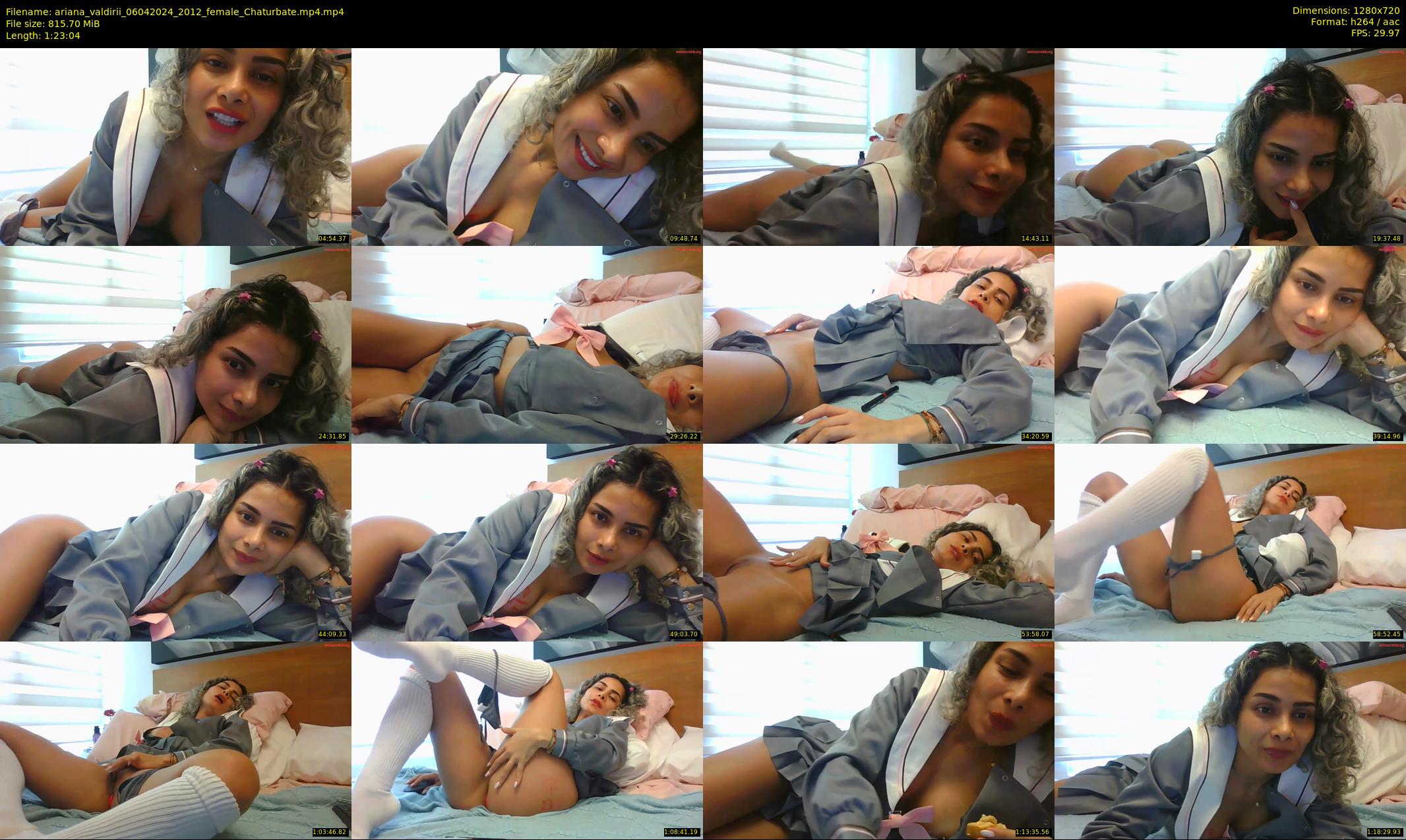 ariana_valdirii — 84 minute Chaturbate female cam show recording, 720p, Apr 6, 2024