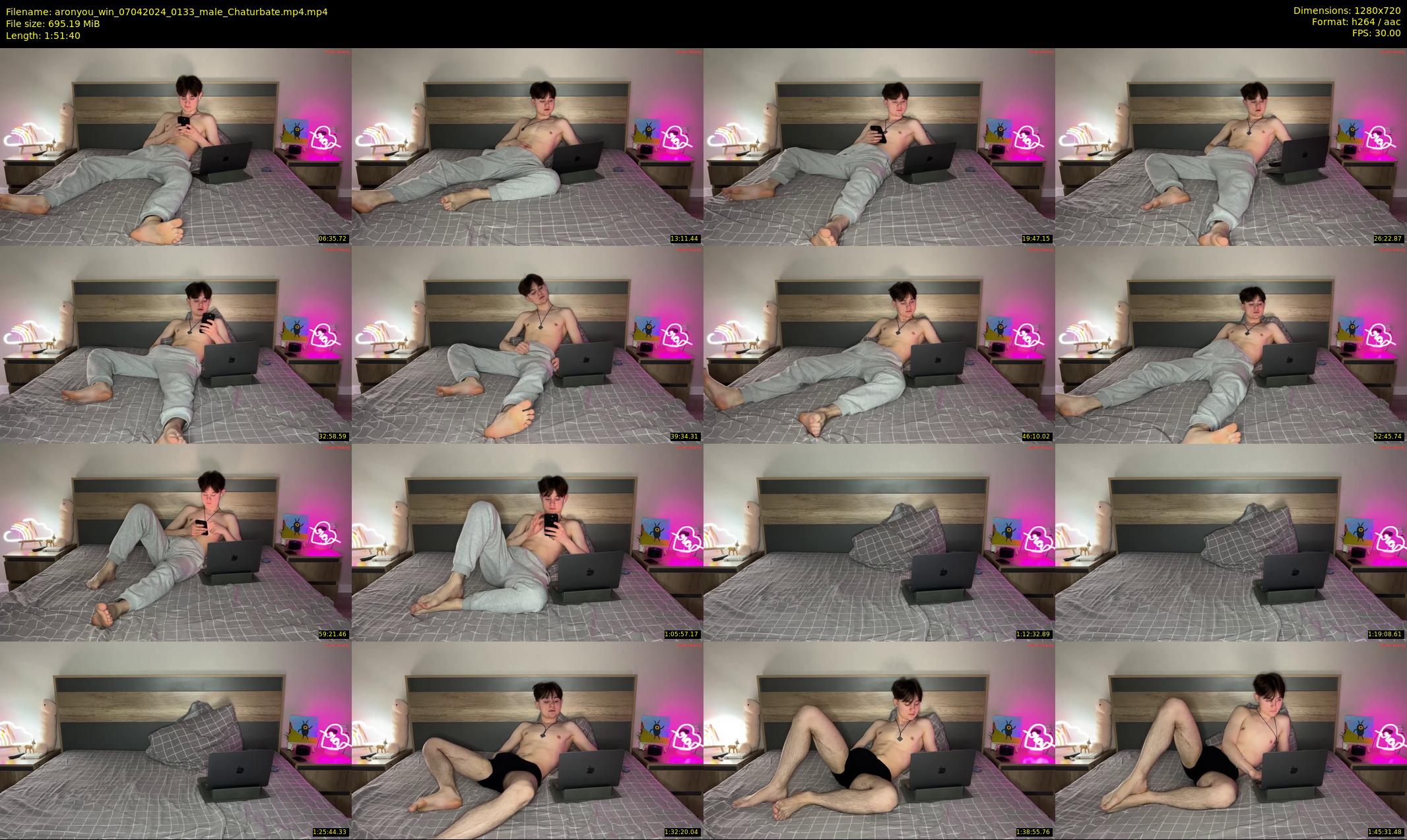aronyou_win — 112 minute Chaturbate male cam show recording, 720p, Apr 7, 2024