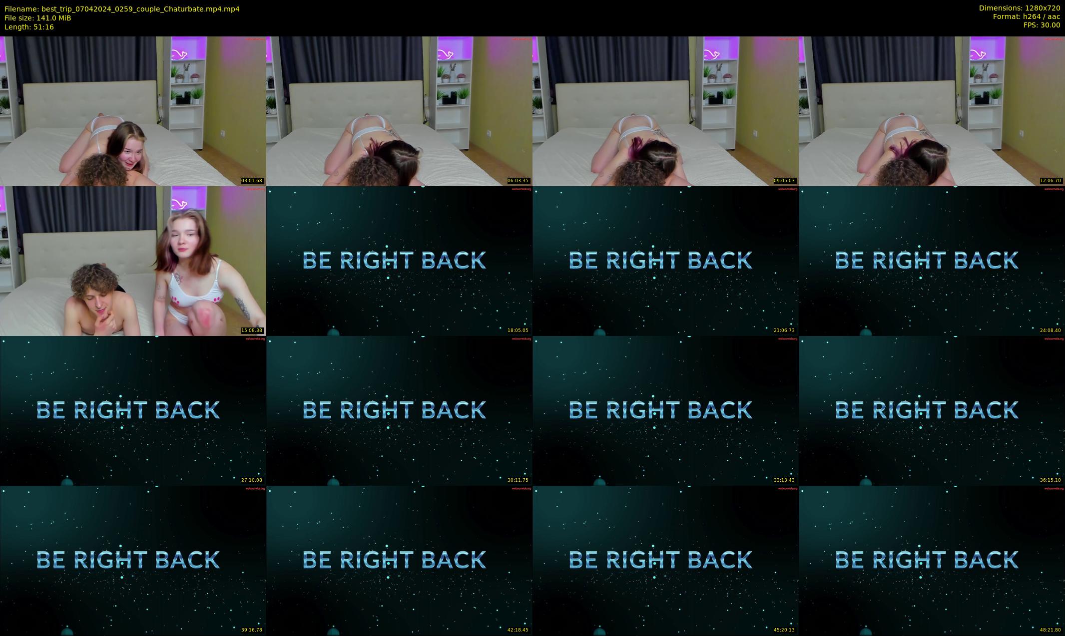best_trip — 52 minute Chaturbate couple cam show recording, 720p, Apr 7, 2024