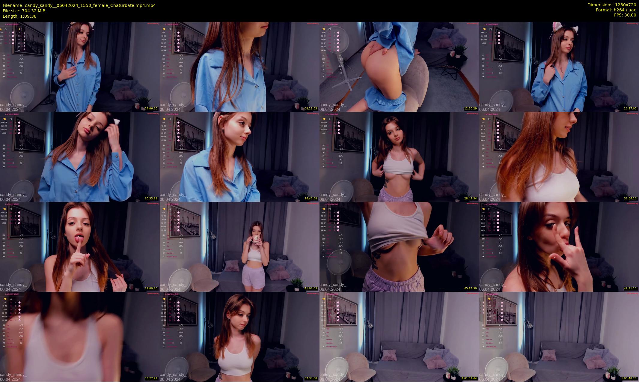 candy_sandy_ — 70 minute Chaturbate female cam show recording, 720p, Apr 6, 2024