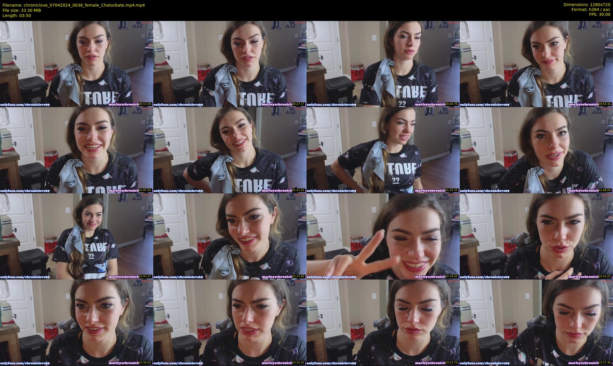chroniclove — 4 minute Chaturbate female cam show recording, 720p, Apr 7, 2024