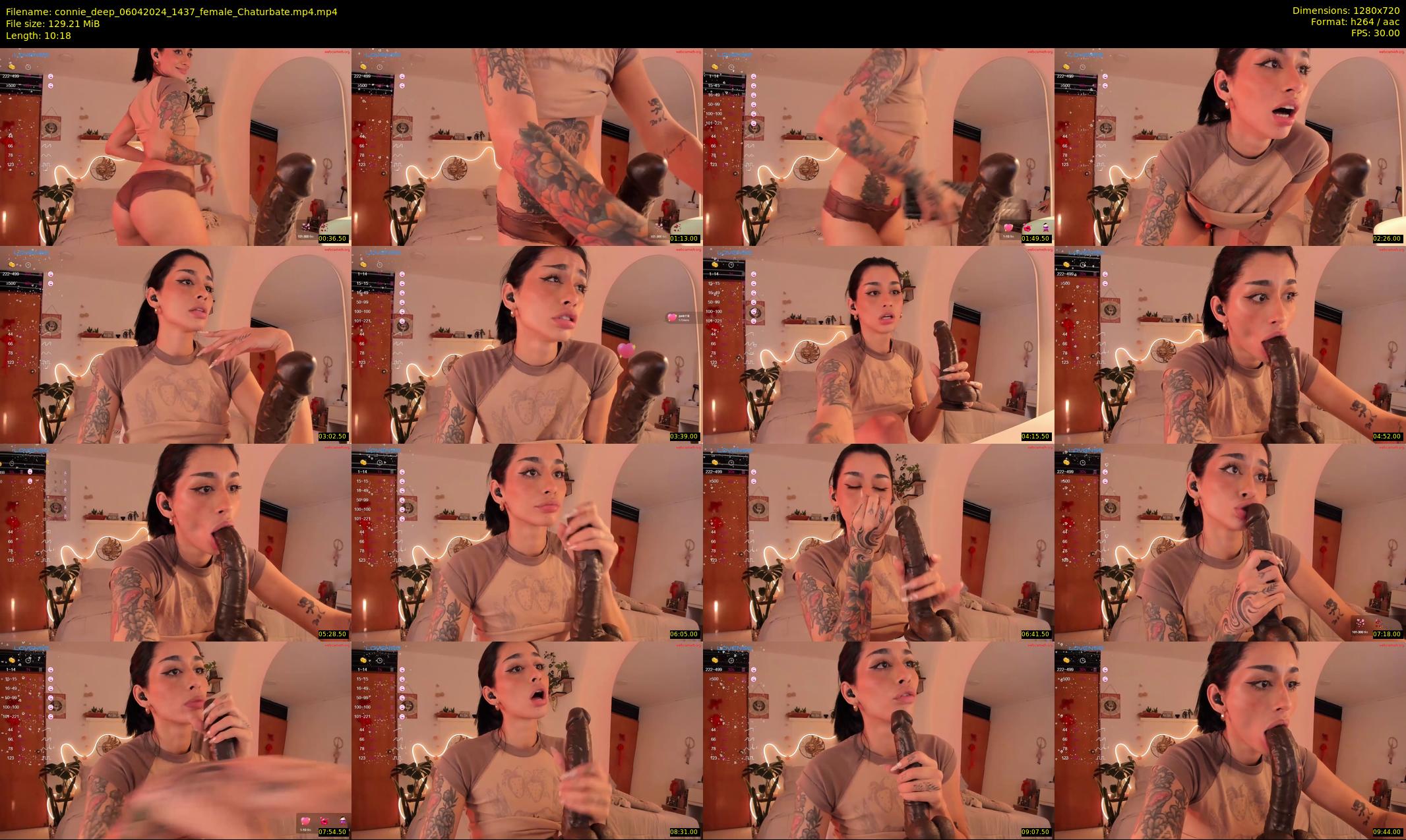 connie_deep — 11 minute Chaturbate female cam show recording, 720p, Apr 6, 2024